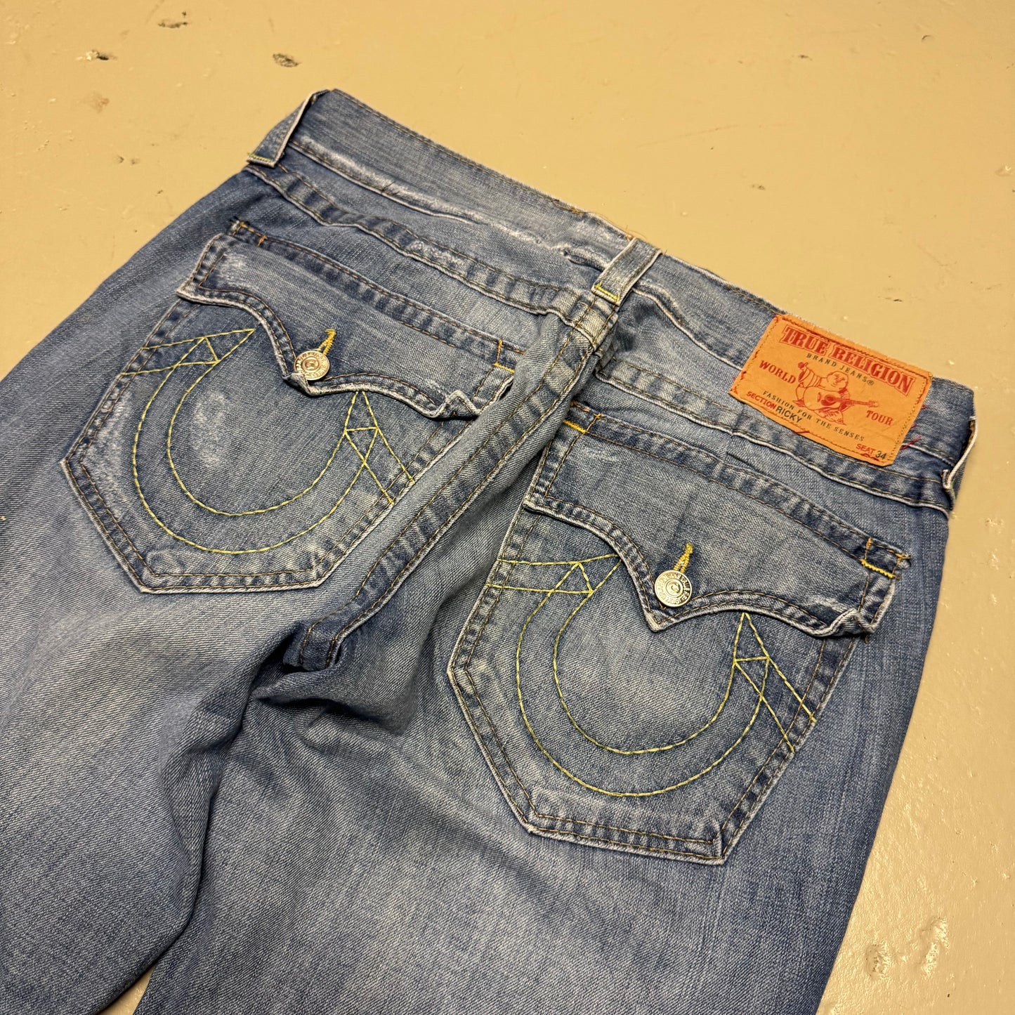 2000‘s True Religion Ricky Baggy Jeans 34x30