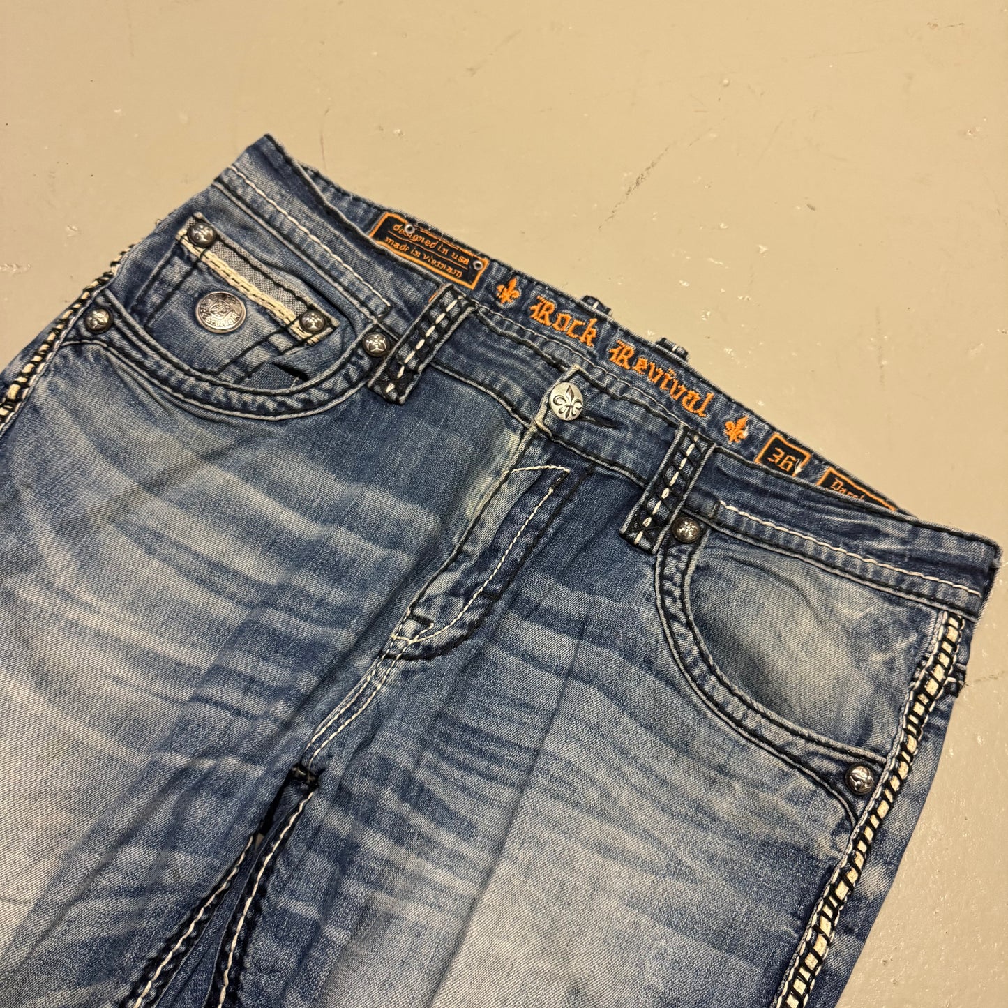 2000‘s Rock Revival Baggy Jeans *rare 36x30