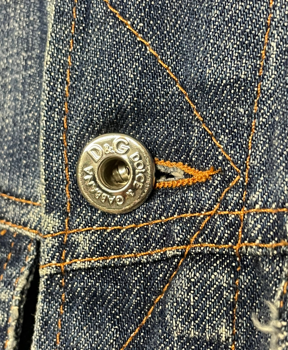 2000's Dolce & Gabbana Cropped Denim Jacket *very rare (S)