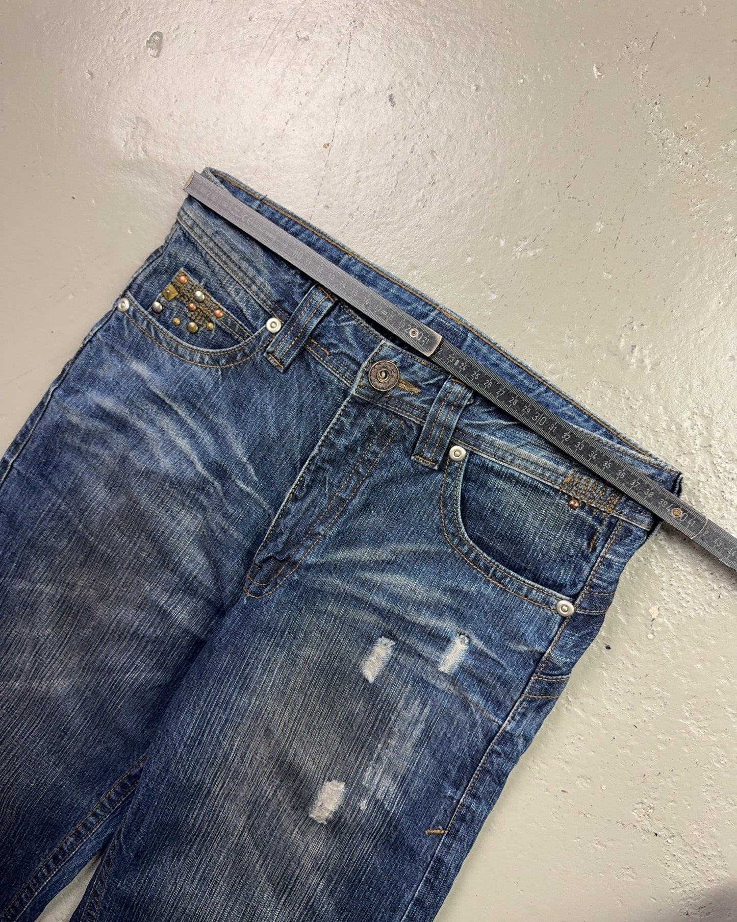 2000's Big Group Japanese Archive Straight/Baggy Jeans *very rare 30x34 (M)