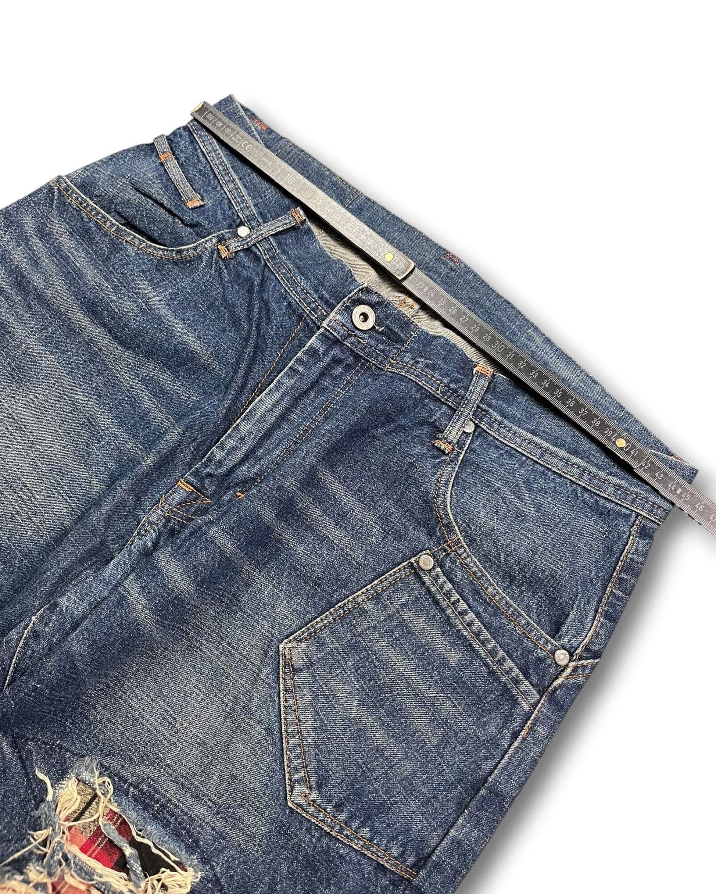2000's Japanese Baggy/Straight Jeans *rare 34x34 (L)
