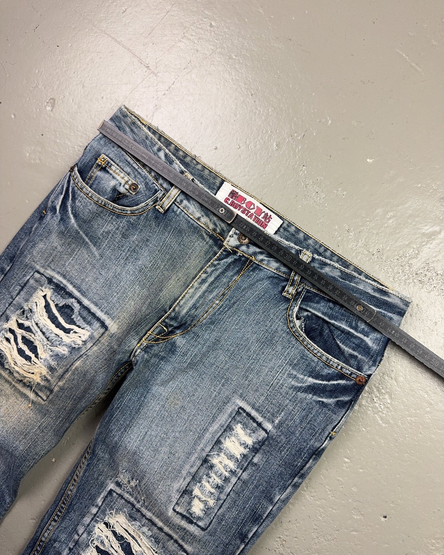 2000's Boy's Japanese Straight Jeans *very rare 34x32 (L)