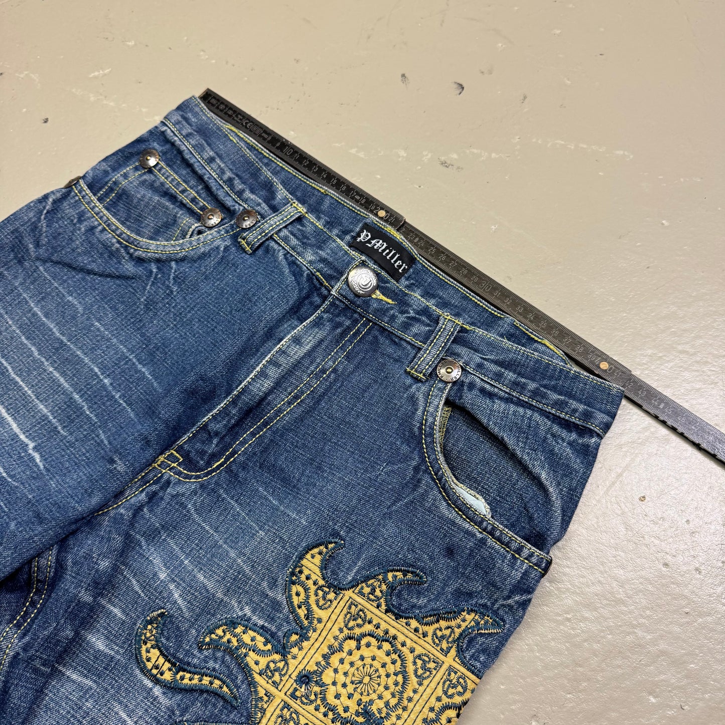2000’s P.Miller Hip Hop Baggy Jeans *very rare 32x32
