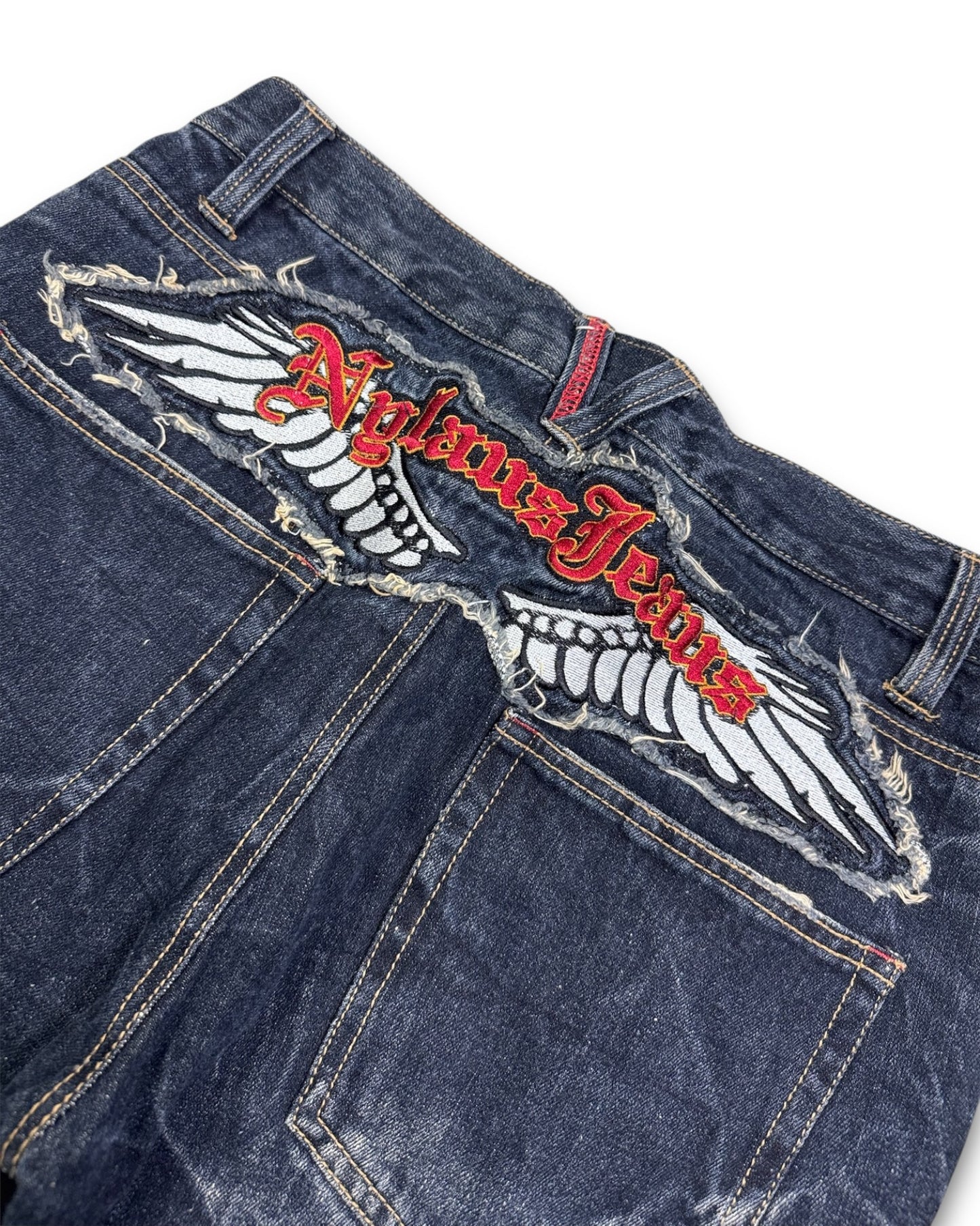 2000's Nylaus Straight/Baggy Japanese Jeans *rare 31x30 (M)