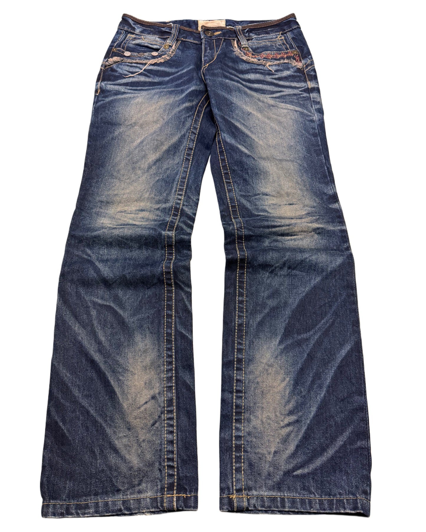 2000‘s Lolita Korean Vintage Baggy Jeans *sehr selten 30x30