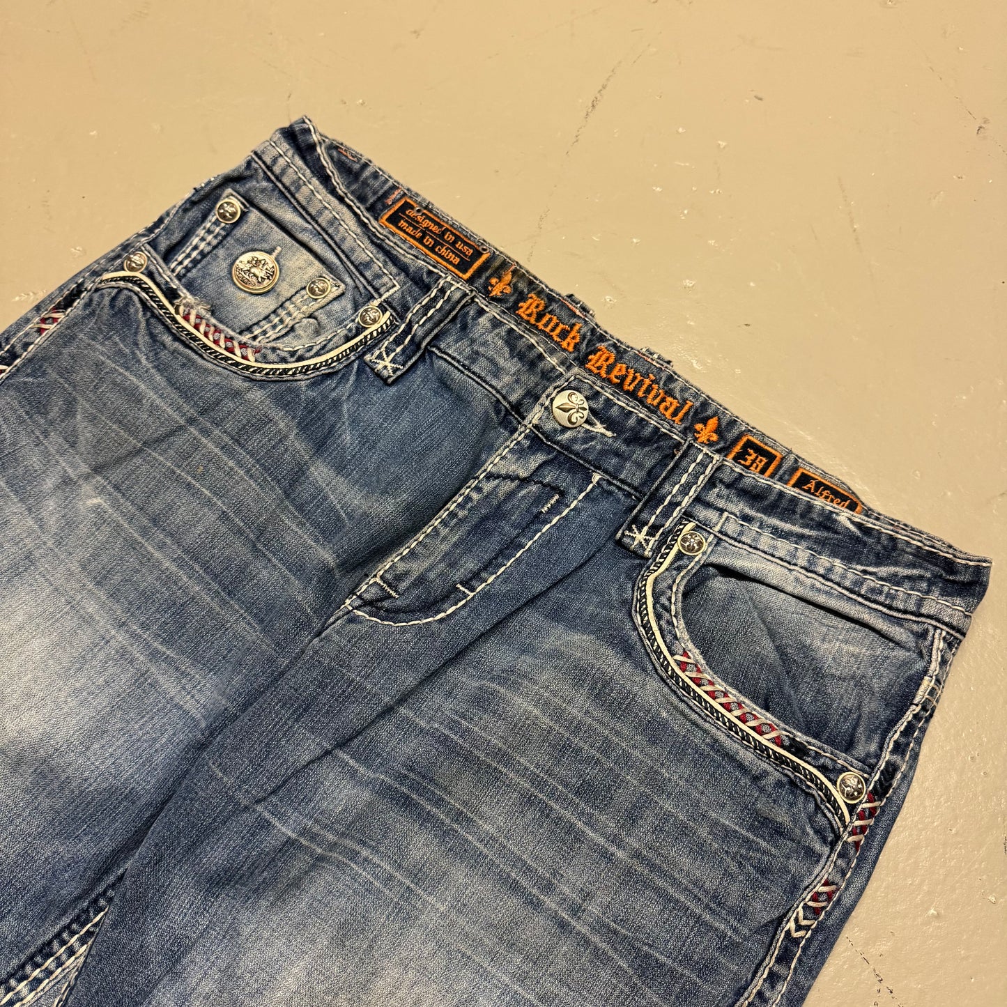 2000‘s Rock Revival Baggy Jeans *sehr selten 38x34