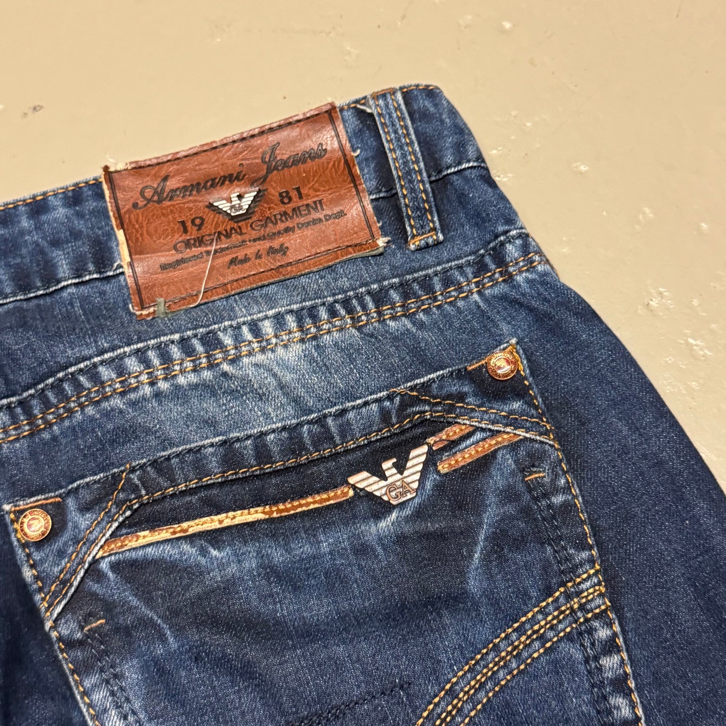 2000‘s Emporio Armani Baggy/Straight Jeans 36x30