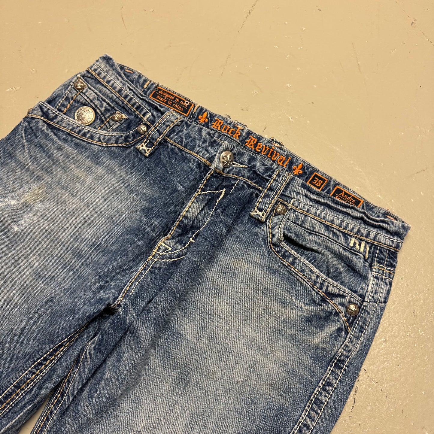 2000‘s Rock Revival Baggy Jeans *selten 38x30