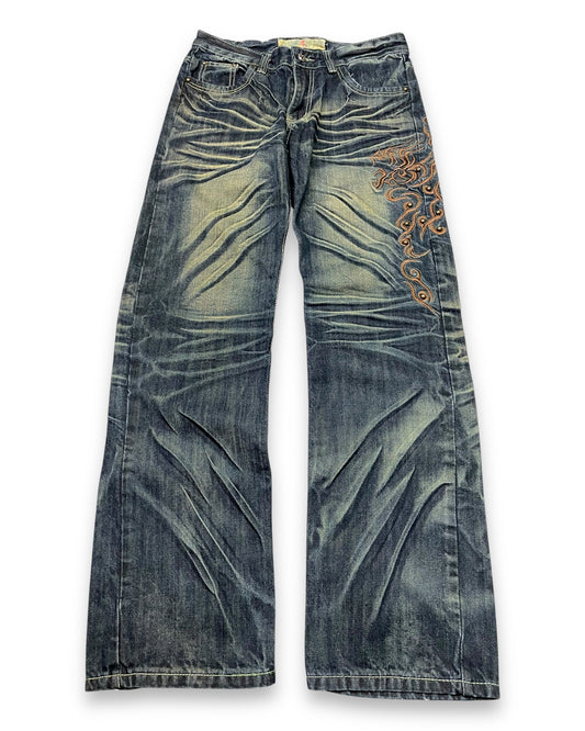 2000‘s Japanese Baggy/Straight Archive Jeans *very rare 30x32