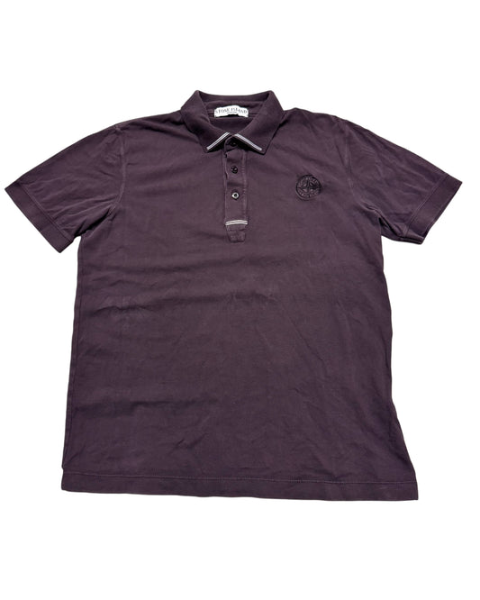 2000's Stone Island Polo Shirt (S)