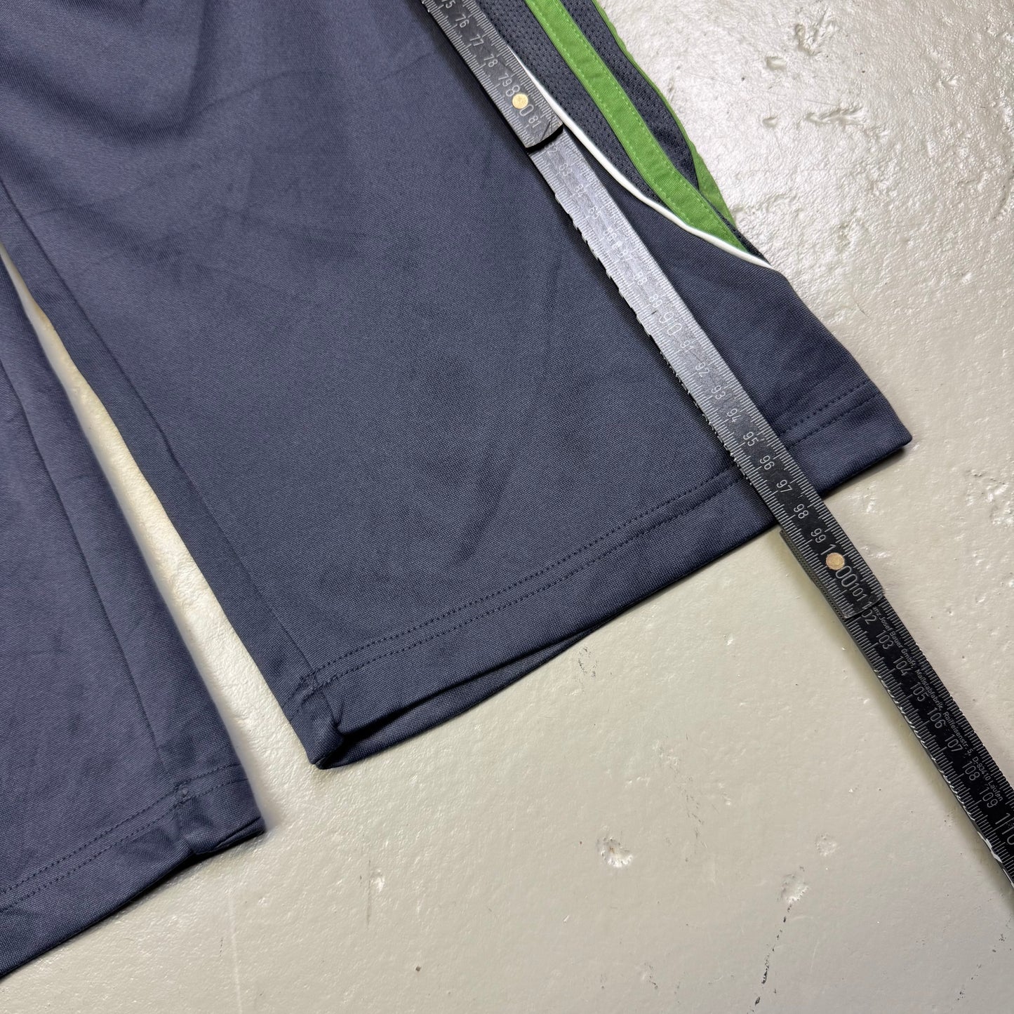 2009 Adidas Green Striped Baggy Trackpants (M)