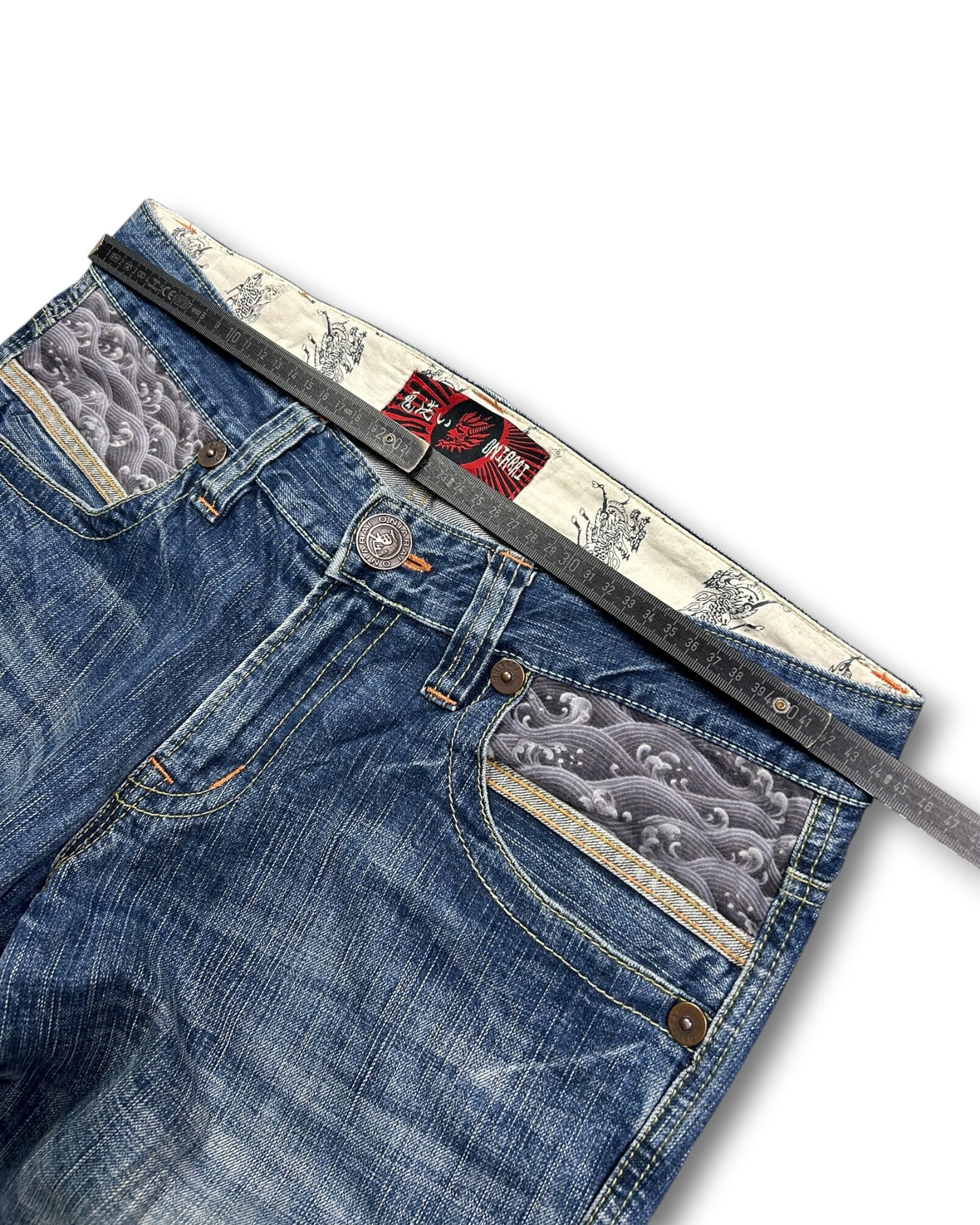 2000's Oniarai Baggy Japanese Jeans *very rare 34x32 (L)