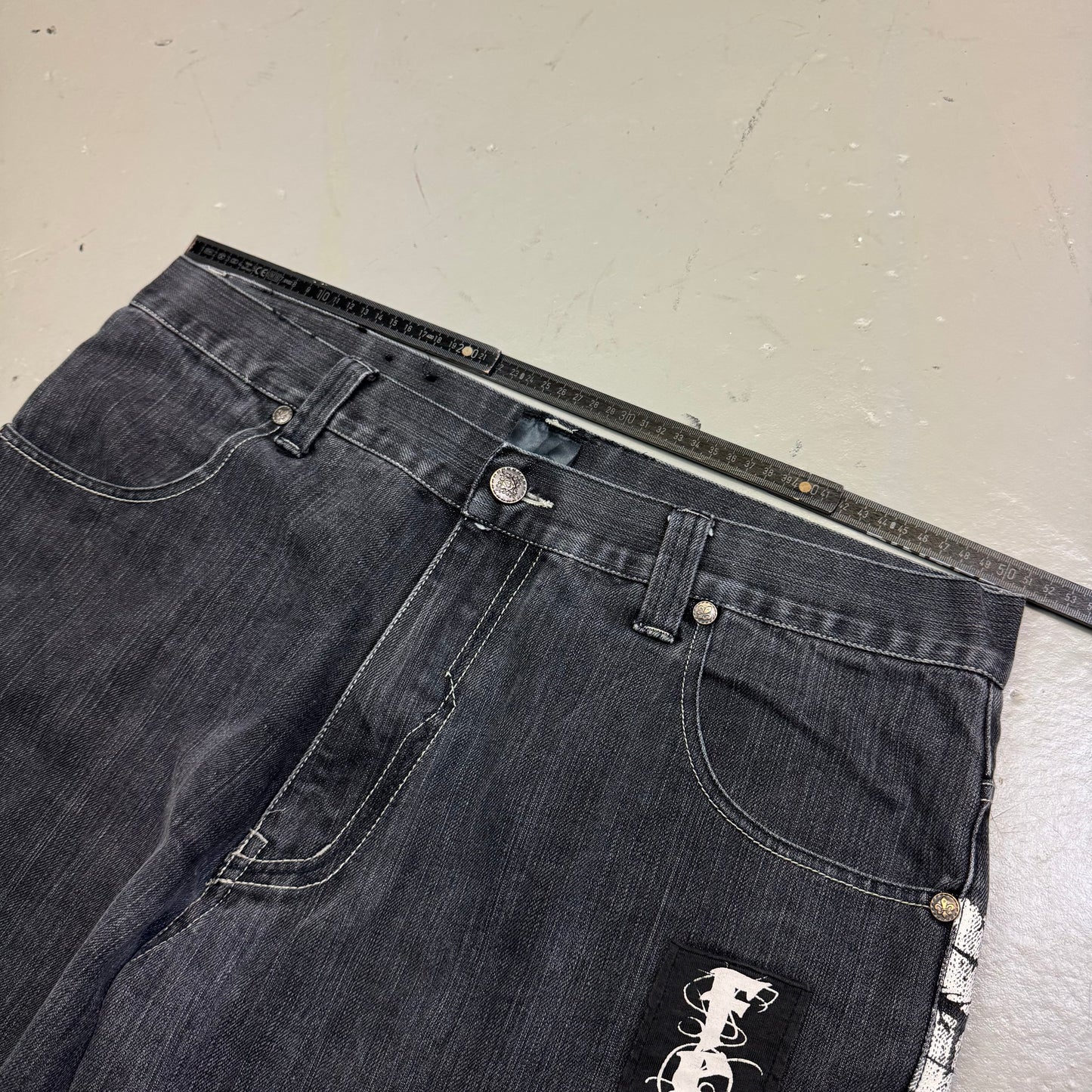 2000’s Raw Blue Hip Hop Baggy Jeans *very rare 40x32