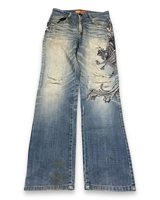 2000‘s J950 Japanese Archive Straight/Baggy Jeans *very rare 28x30