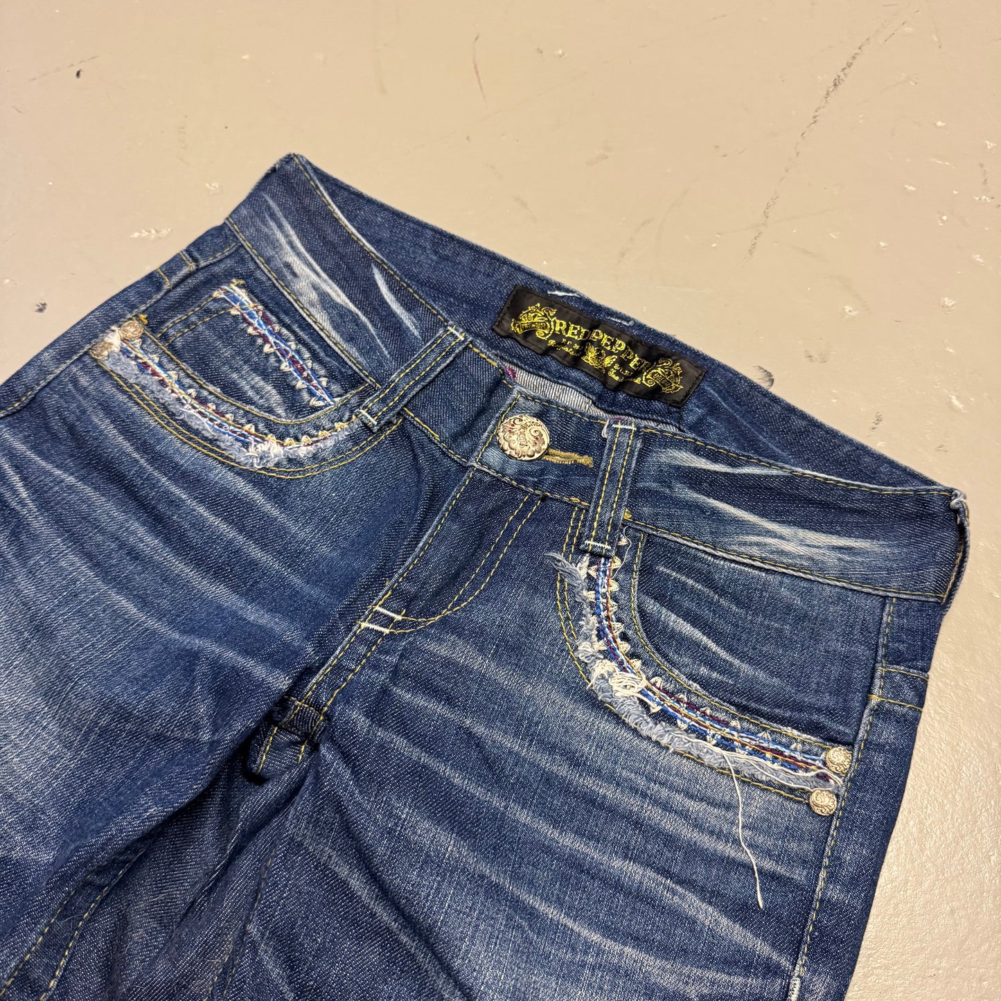 2000‘s Red Pepper Japanese Vintage Bootcut Jeans Women‘s *selten 26x30