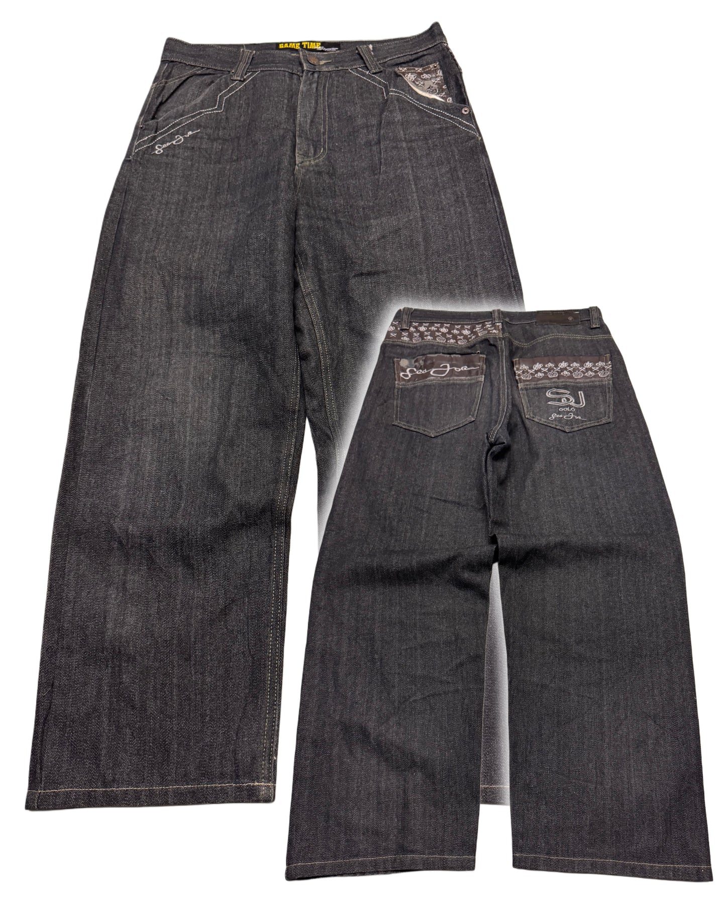 2000‘s Gametime Hip Hop Baggy Jeans 30x30