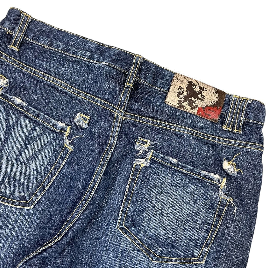 2000‘s Ask Baggy Jeans *rare 32x30