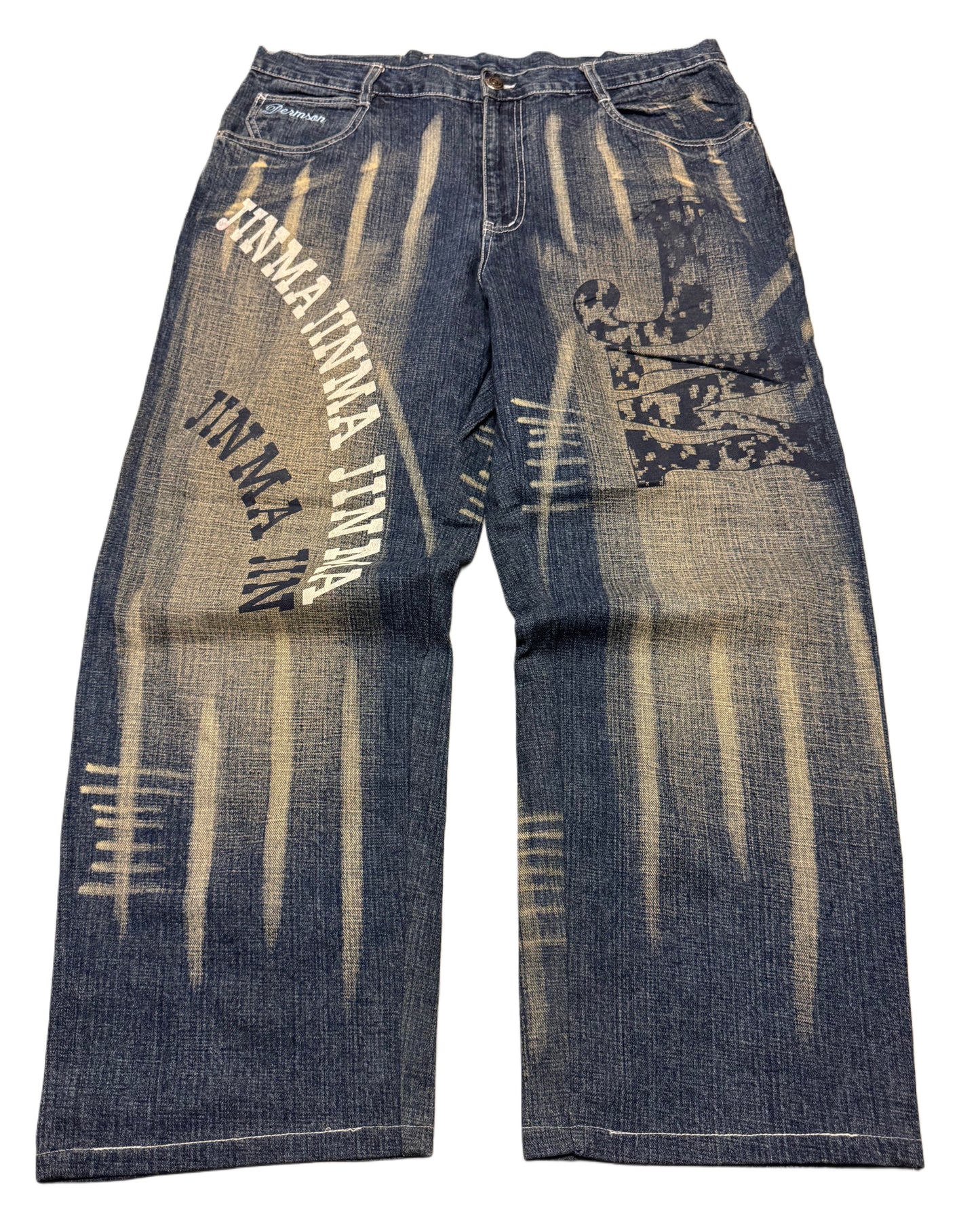 2000‘s Dermson Hip Hop Baggy Jeans 38x30