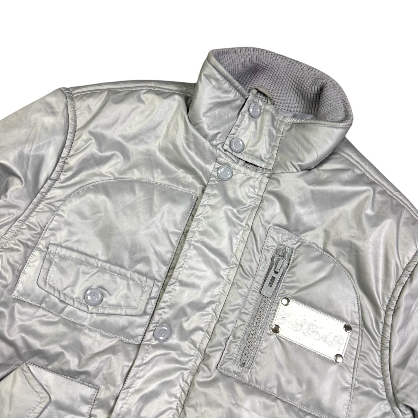 2000‘s G-Star Silver Winter Jacket *very rare (L)