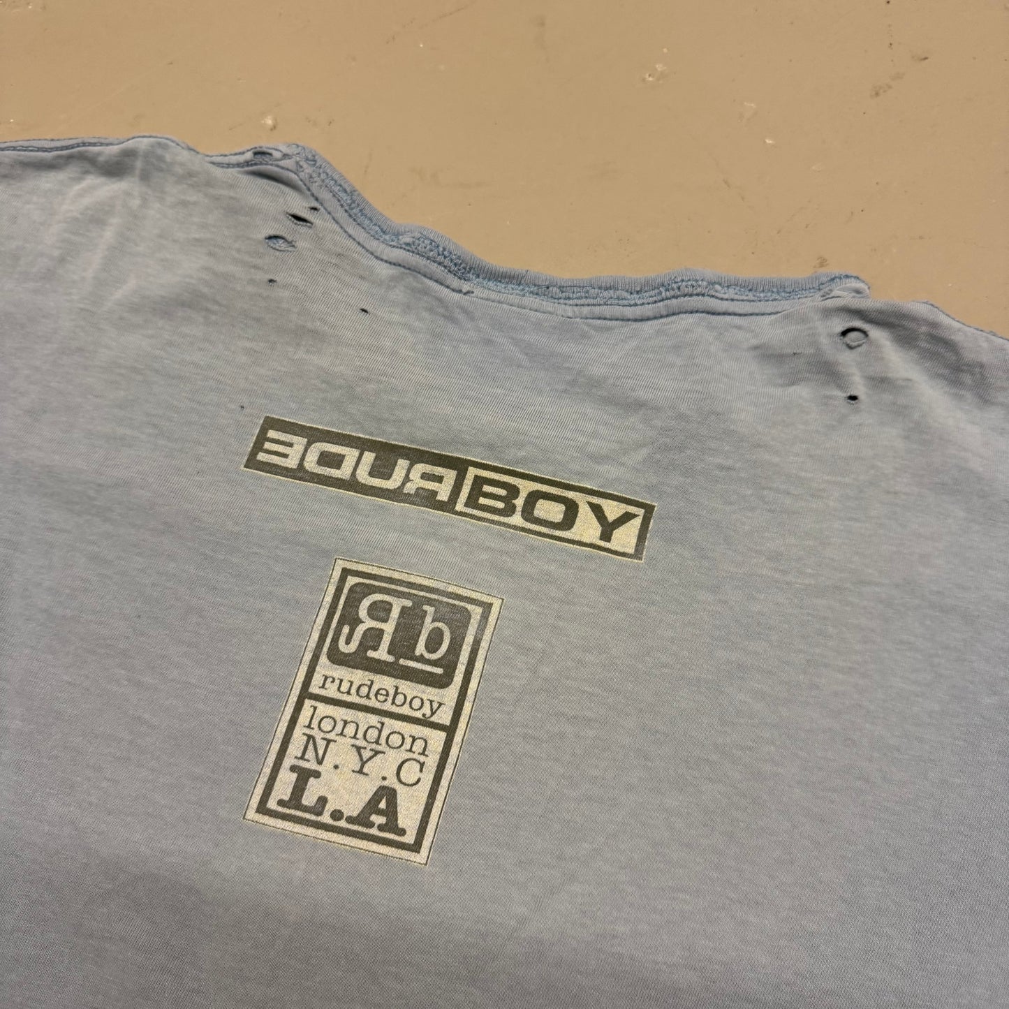 1990's Rude Boy Hip Hop Shirt made in USA *very rare (XL)