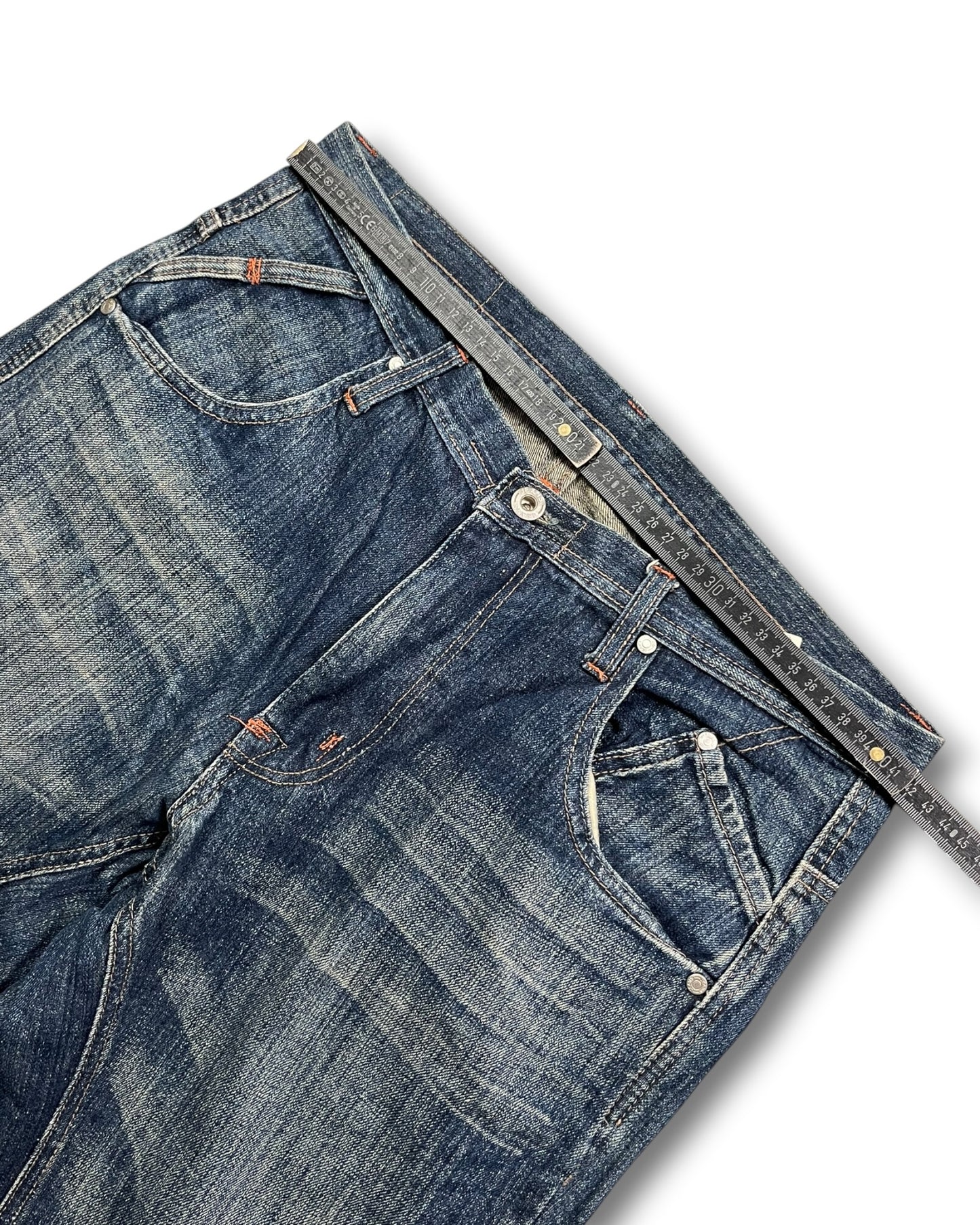 2000's Oni Japanese Baggy/Straight Jeans *rare 32x34 (M)