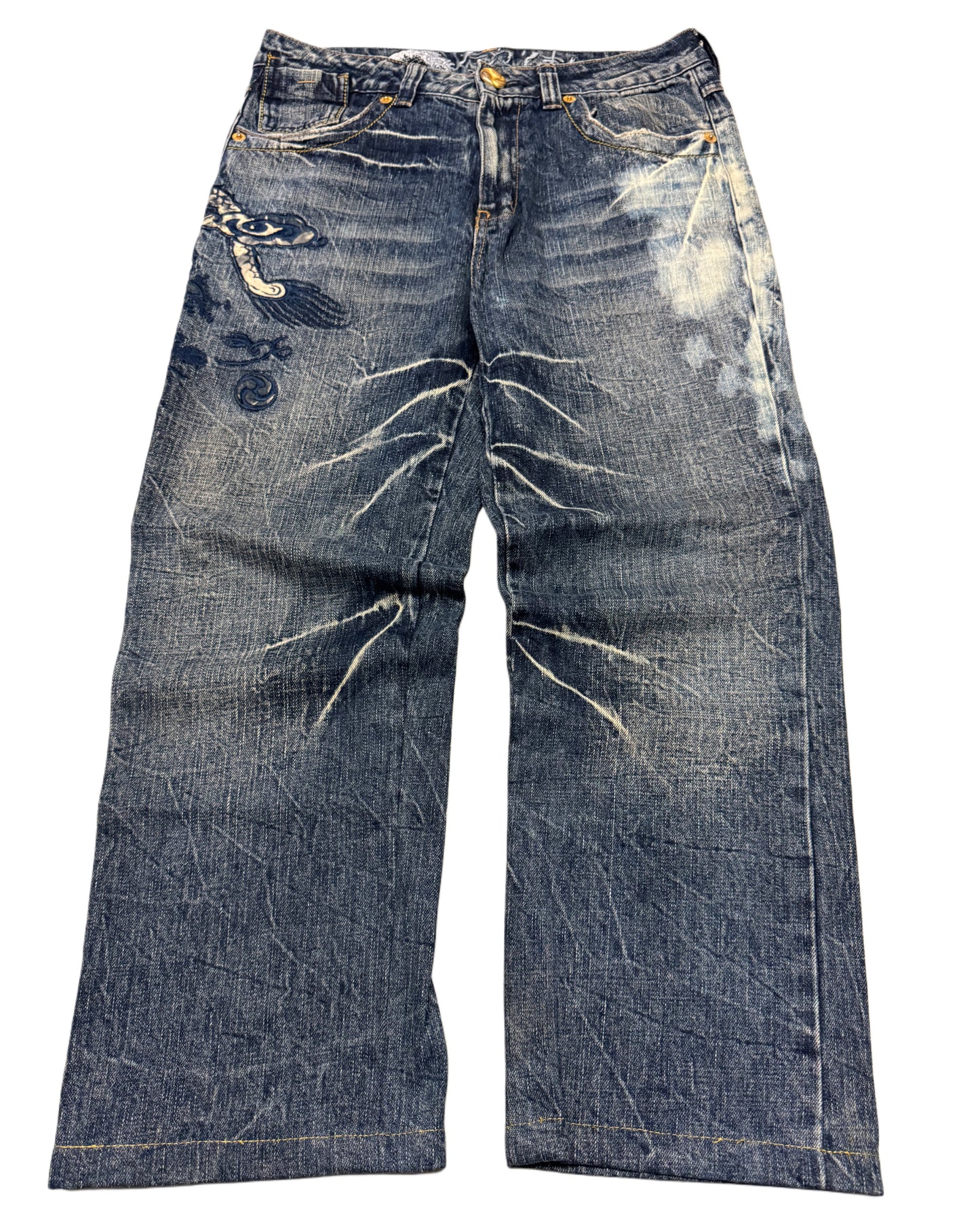 2000‘s Big Train Japanese Baggy Jeans *rare 30x29