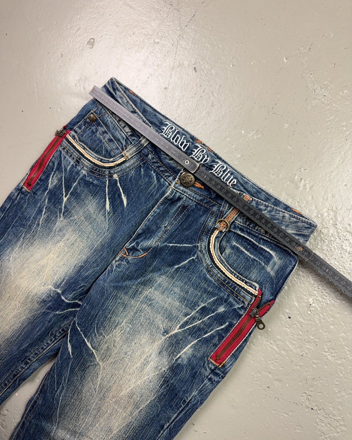 2000's Blow By Blue Japanese Archive Straight Jeans *very rare 30x30 (M)