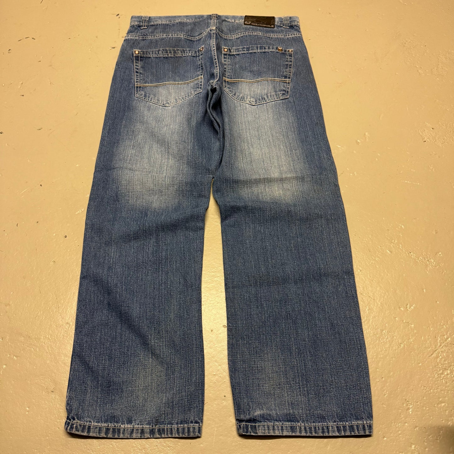 2000‘s Southpole Hip Hop Baggy Jeans 38x32