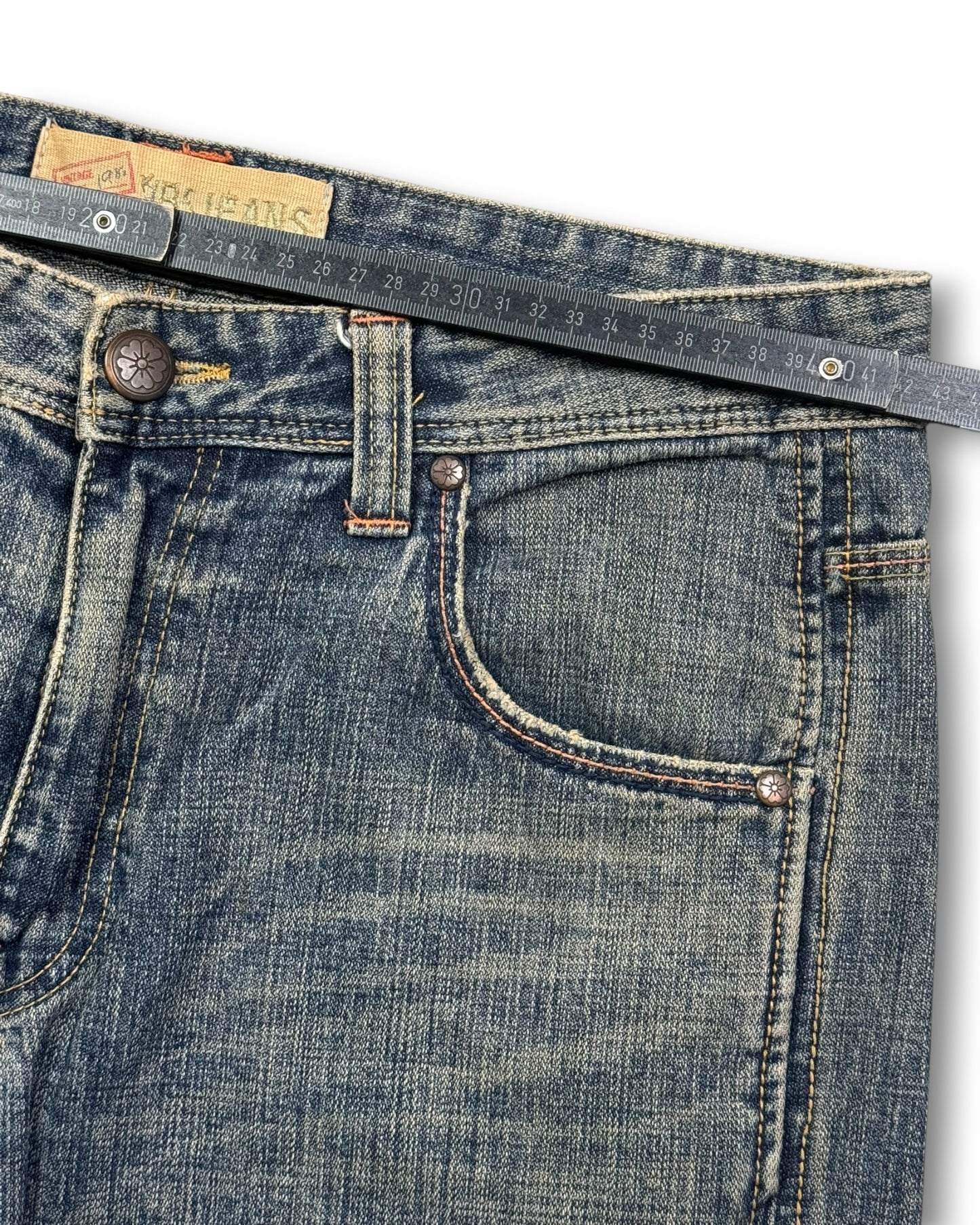 2000's X2 Straight/Baggy Japanese Jeans *rare 32x30 (M)