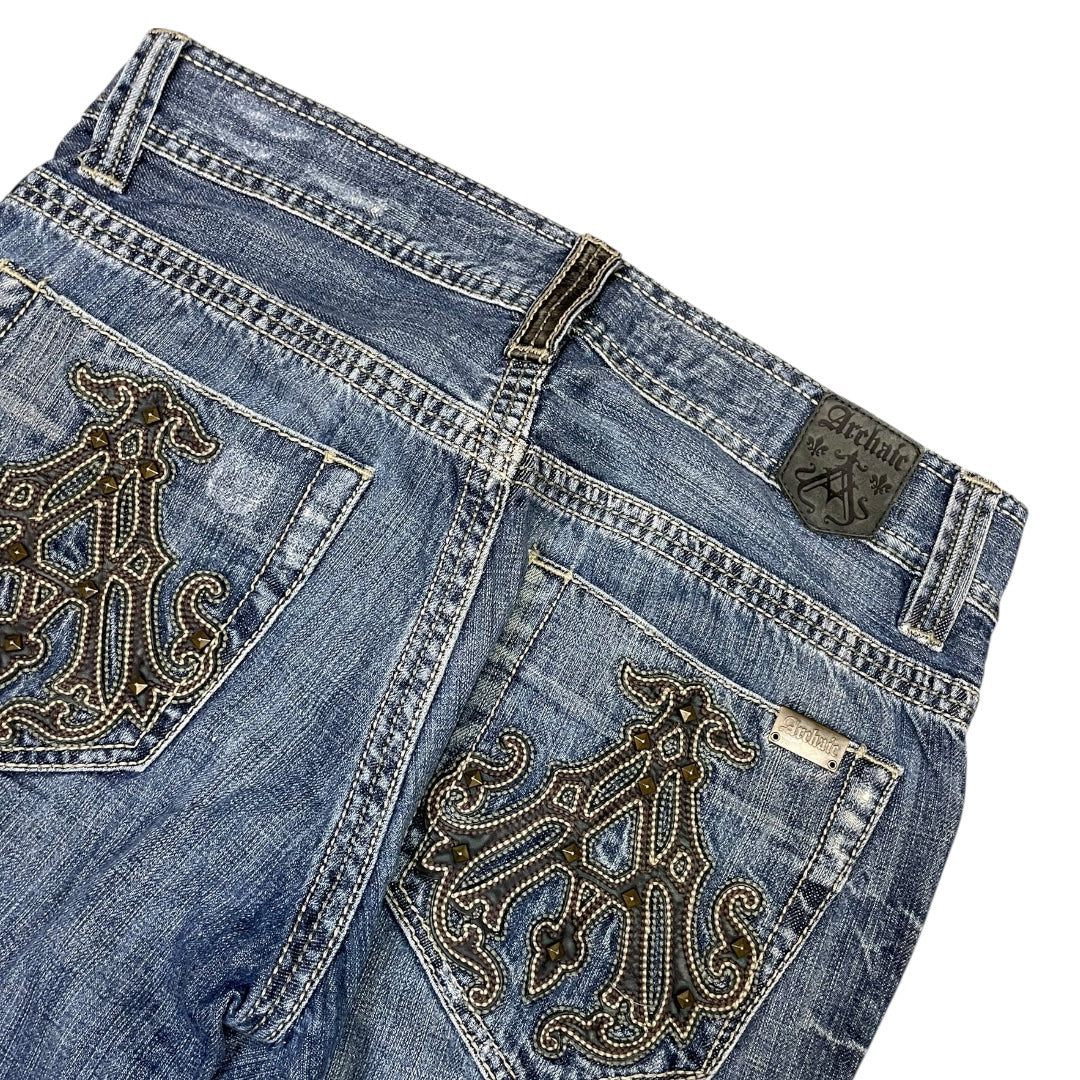 2000‘s Archaic Baggy/Bootcut Jeans *very rare 31x34