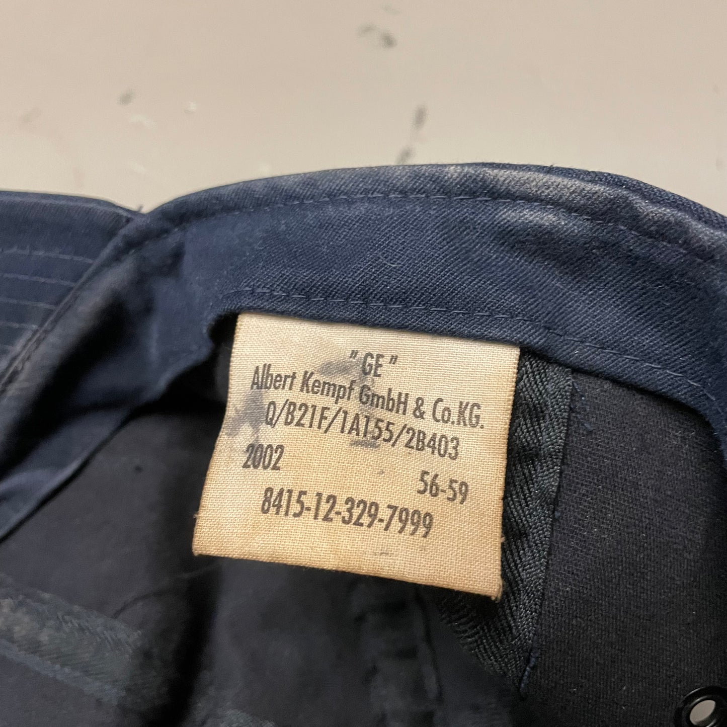 2002‘s Marine Cap *sehr selten (One Size)
