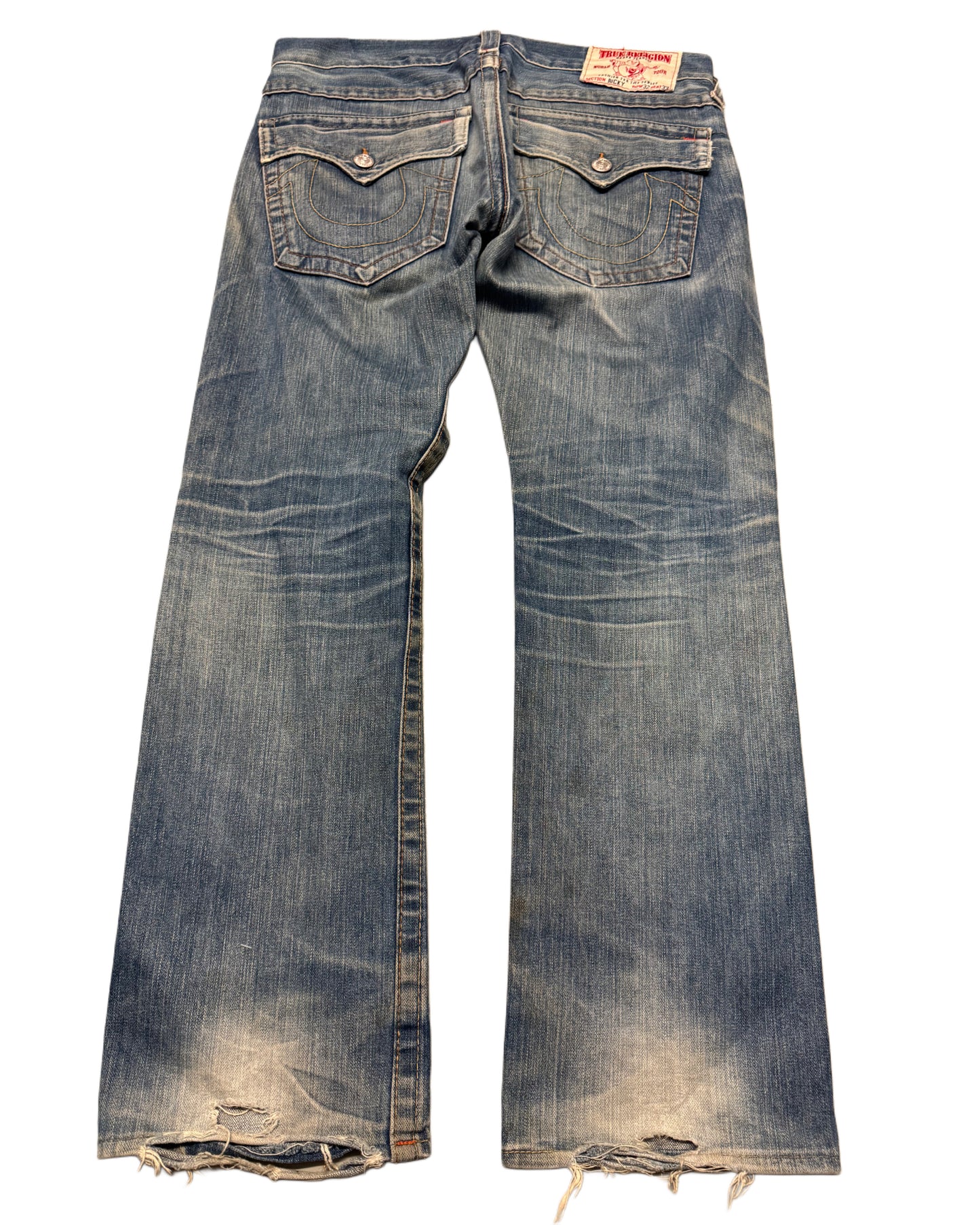2000‘s True Religion Ricky Distressed Jeans *selten 34x32