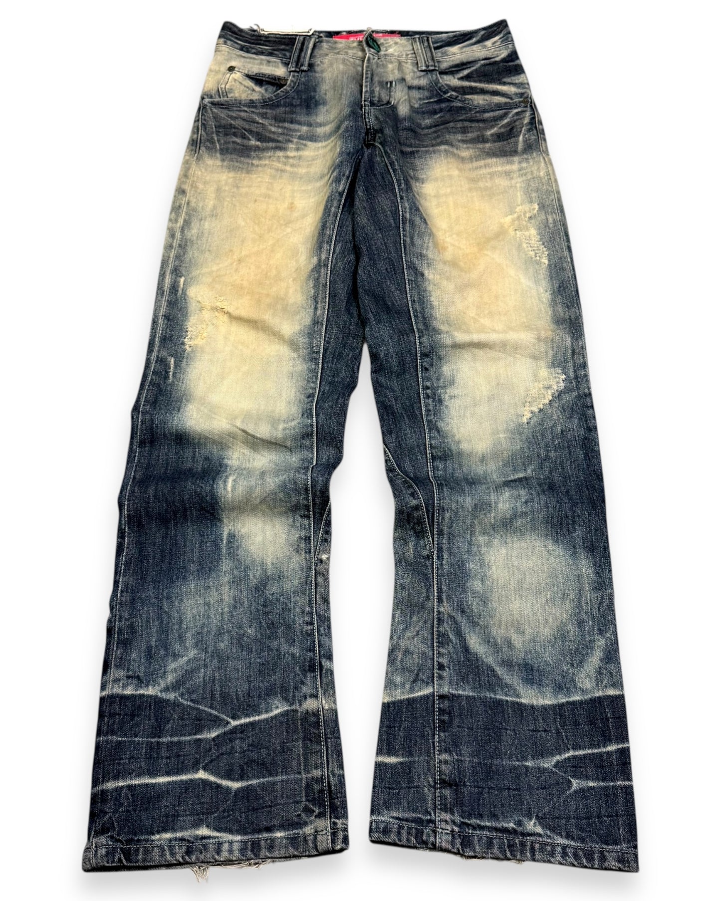 2000‘s Evisu Japanese Baggy/Straight Jeans *very rare 32x34