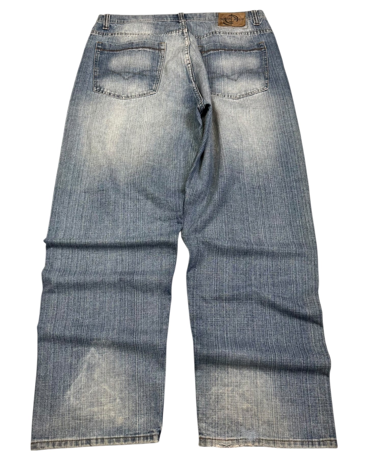 2000‘s Royal Blue Hip Hop Baggy Jeans *rare 38x34