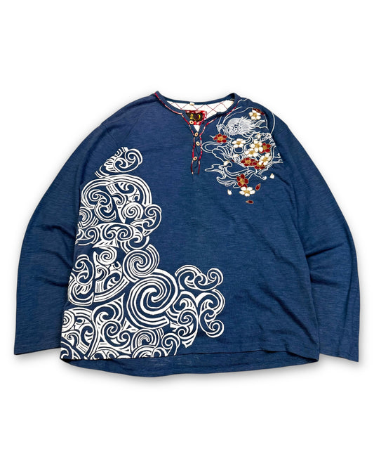 2000‘s Japanese Oni Longsleeve *rare (L)