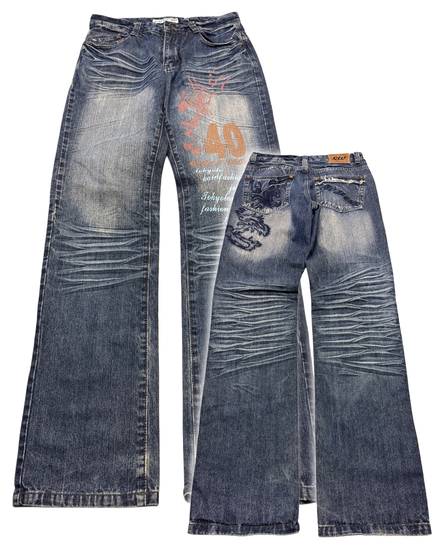 2000‘s Eye‘s Way Baggy/Straight Jeans 30x34
