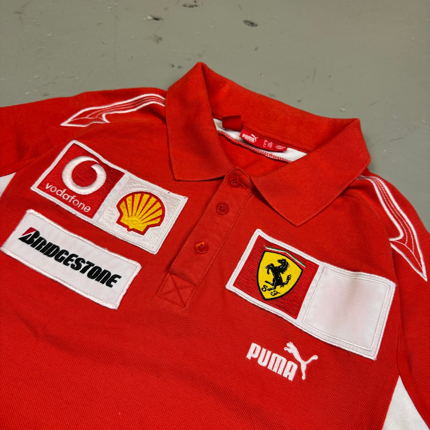 2000‘s Puma Ferrari Polo Shirt *rare (S)