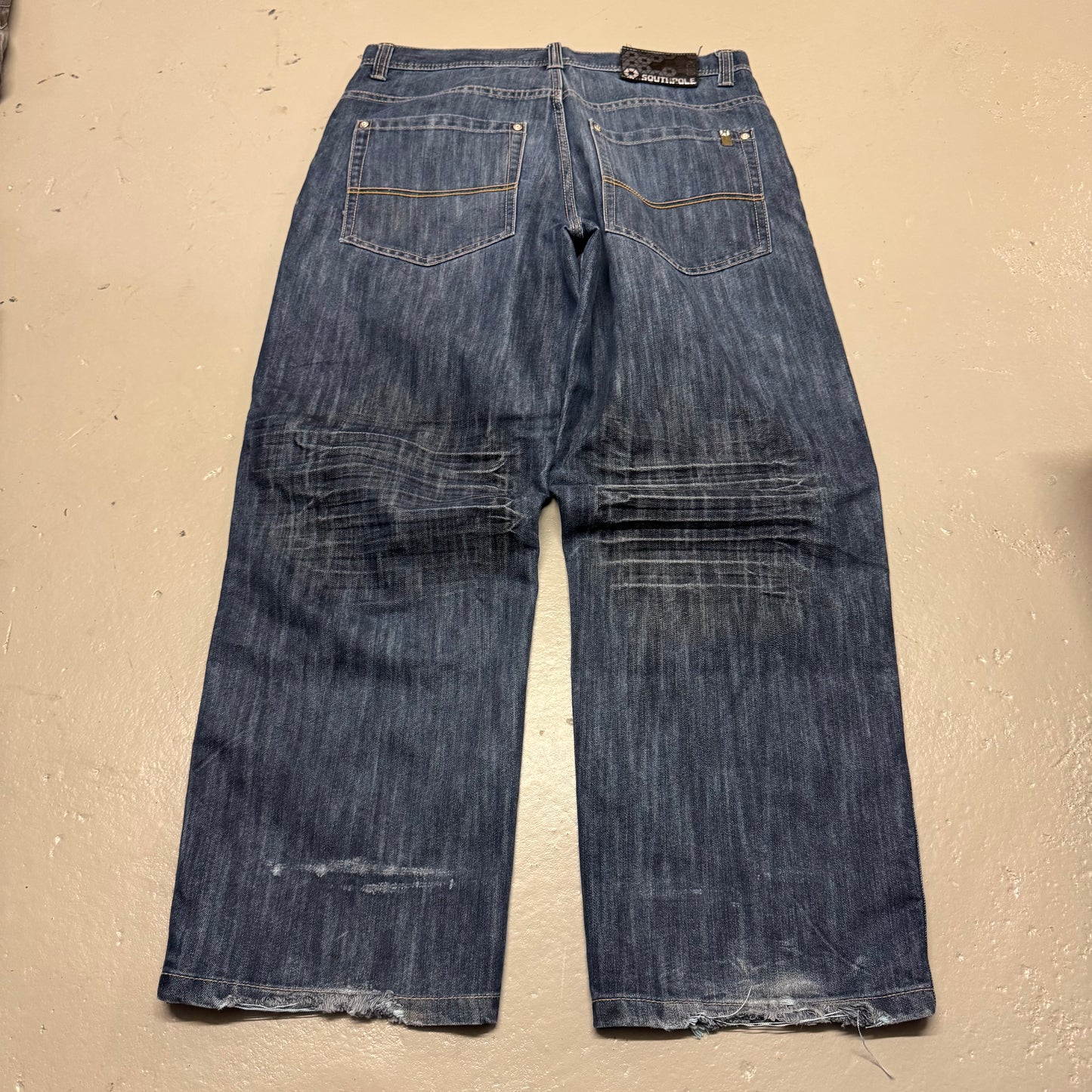 2000‘s Southpole Hip Hop Baggy Jeans *rare 36x30