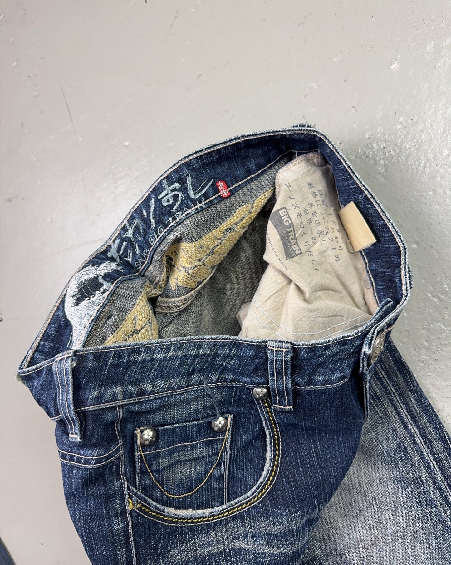 2000's Big Train Japanese Archive Straight Jeans *very rare 30x34 (M)
