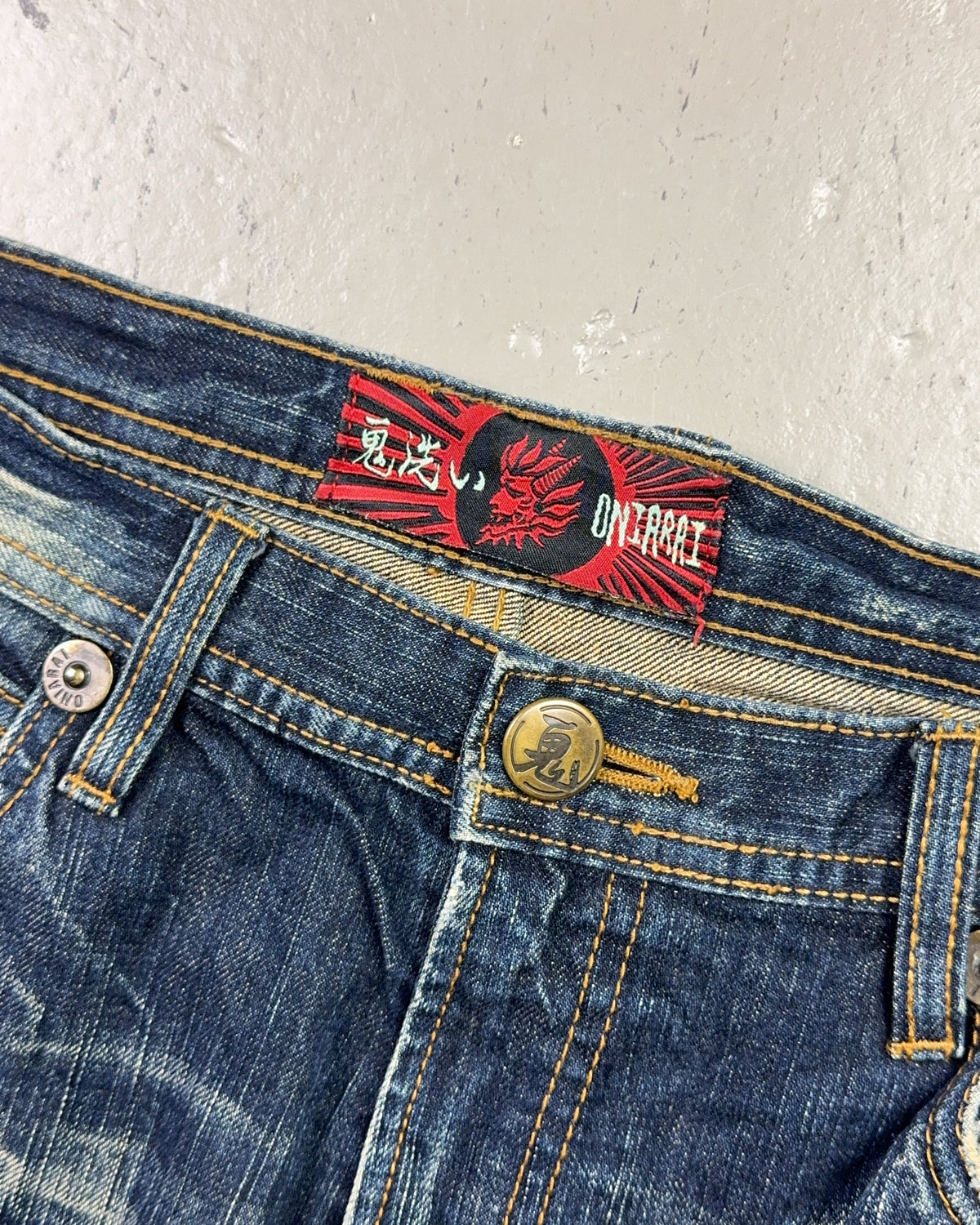 2000's Oniarari Japanese Straight Jeans *rare 31x30 (M)