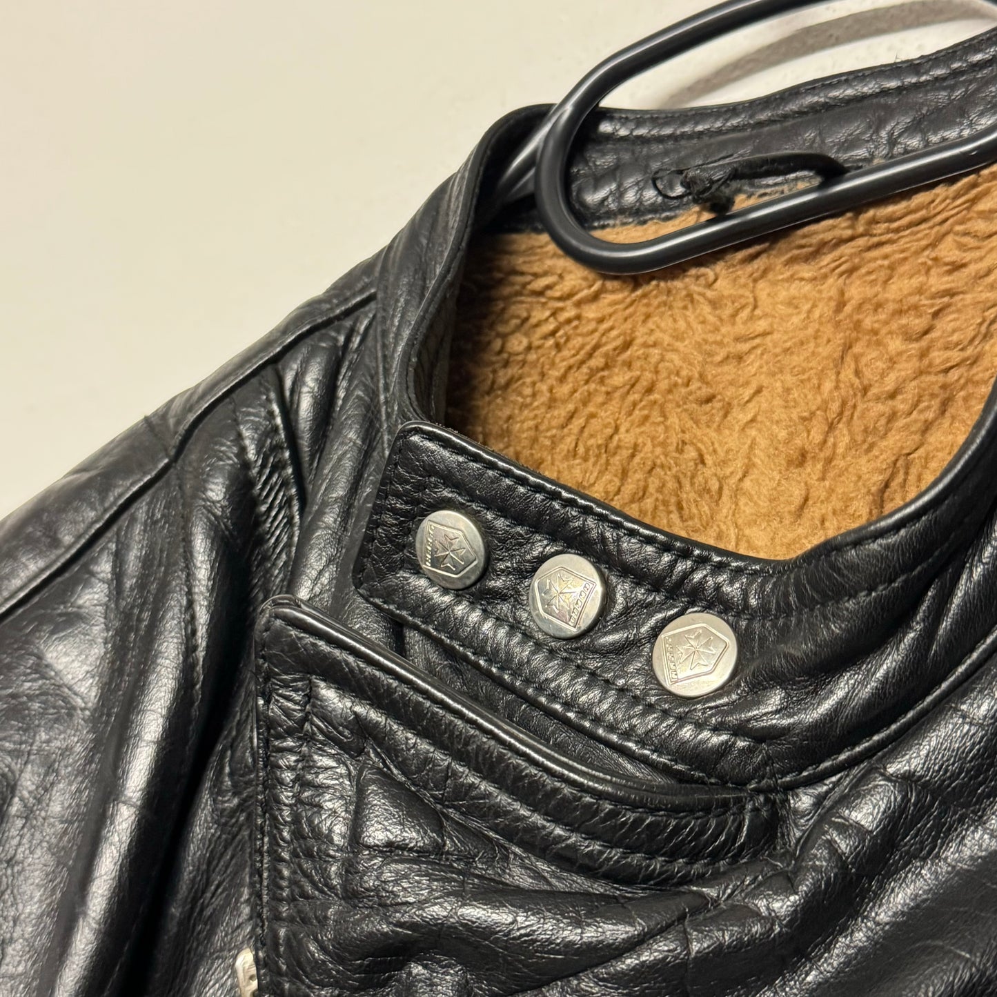 90's HARRO Biker Leather Jacket made in Germany *very rare (S)