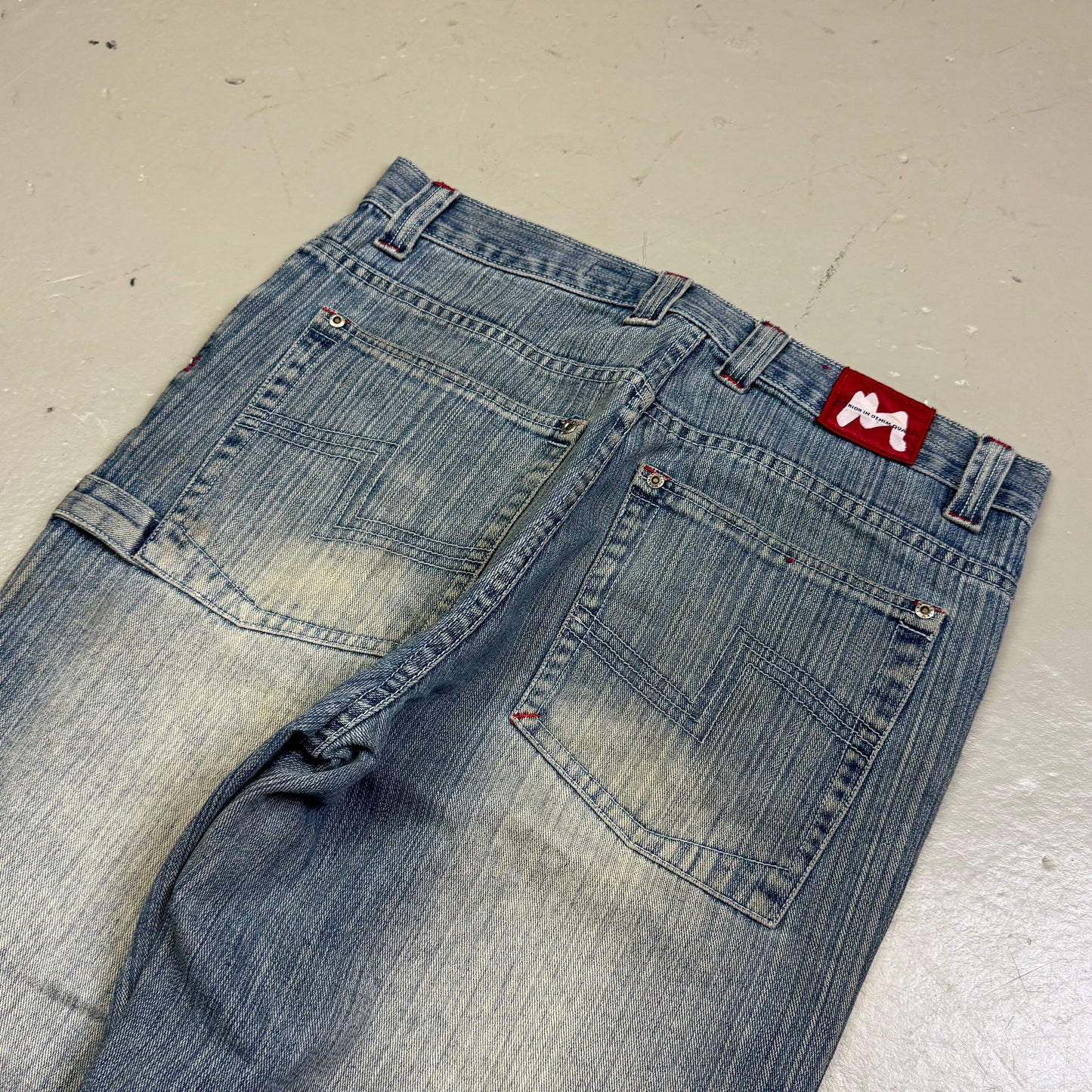 2000’s Muka Hip Hop Baggy Jeans *rare 32x32