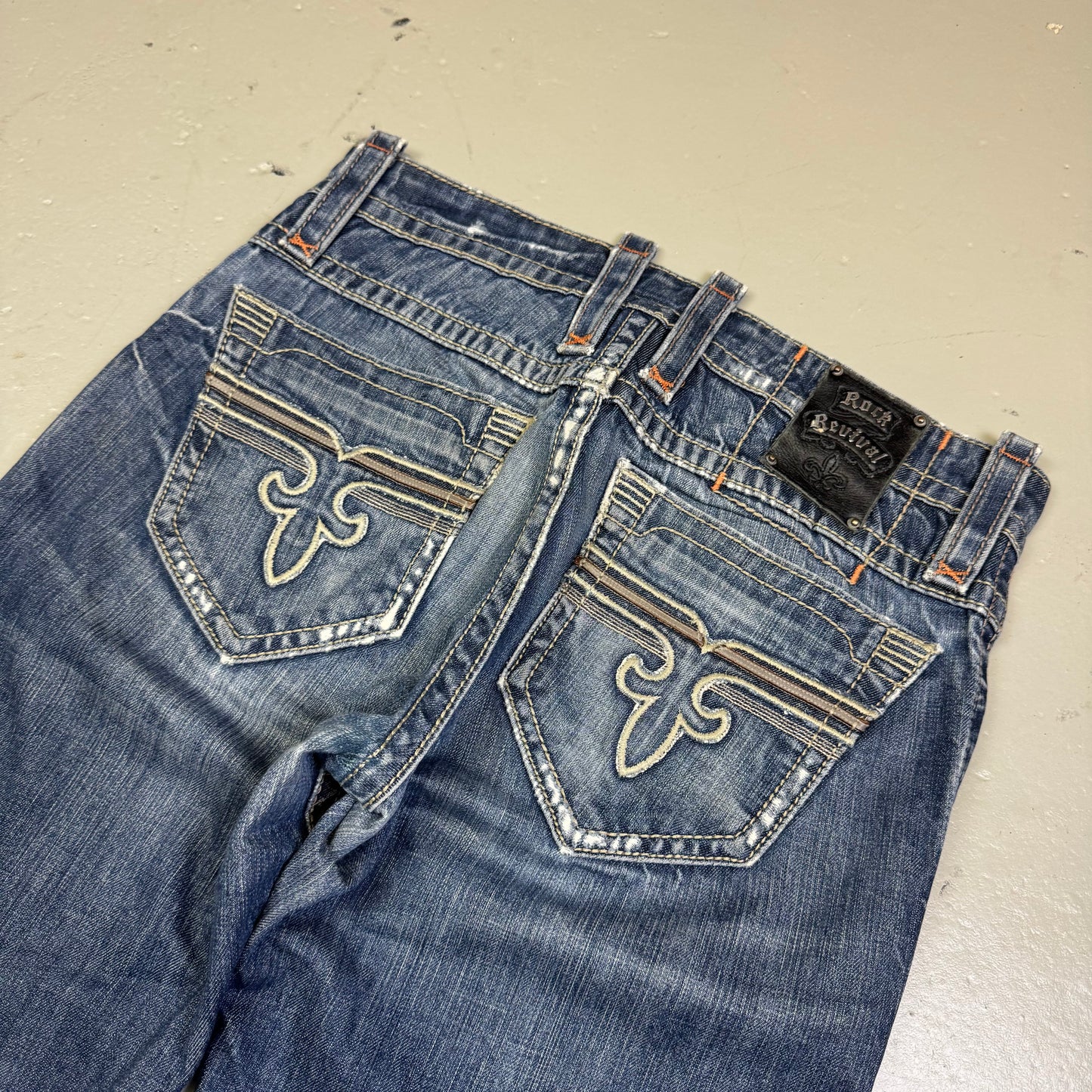 2000’s Rock Revival Baggy Bootcut Jeans *selten 32x32