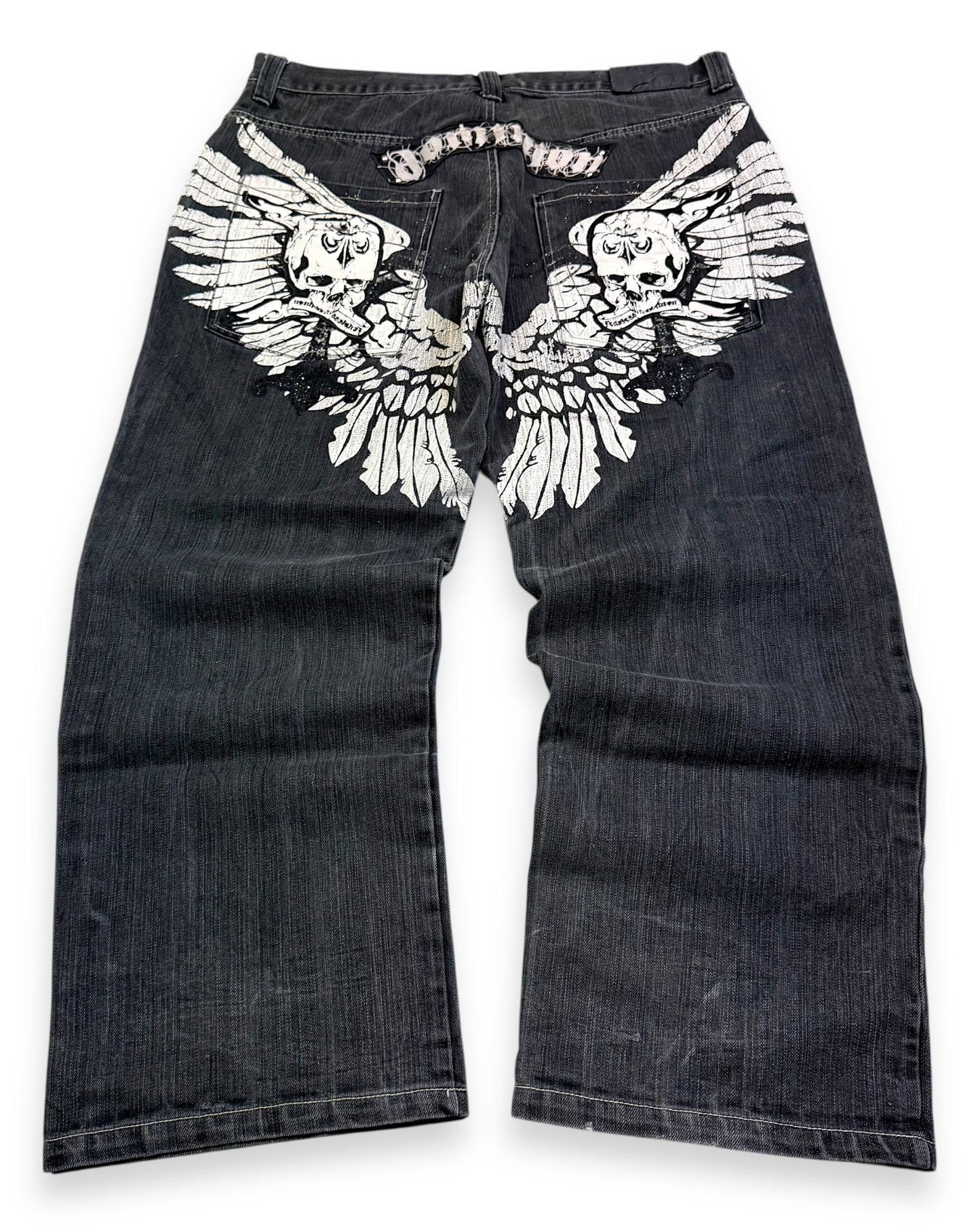 2000’s Raw Blue Hip Hop Baggy Jeans *very rare 40x32