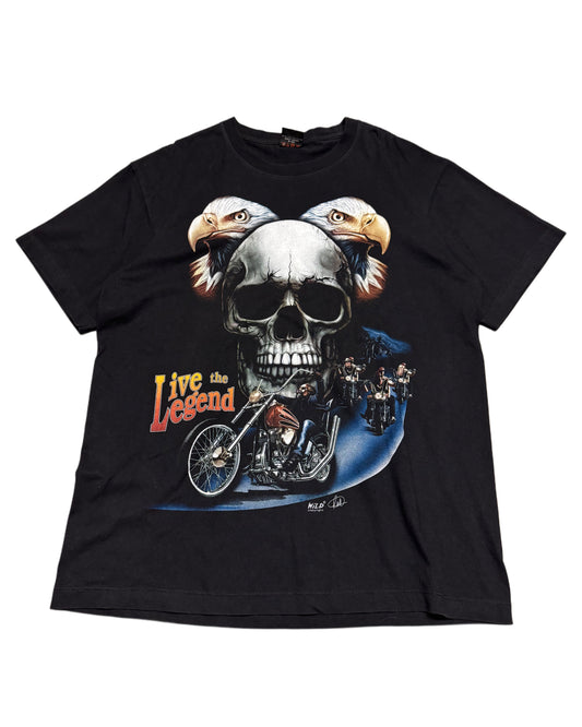 Y2K Wild Skull Shirt (L)