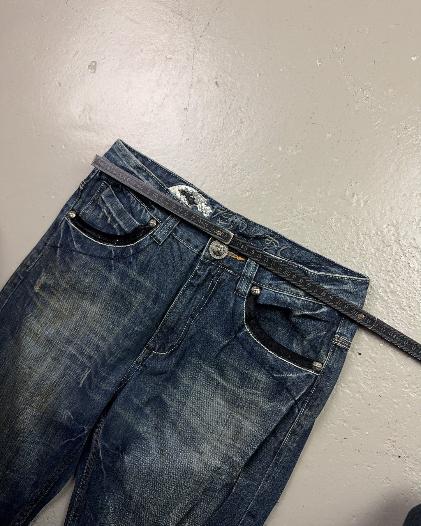 2000's Big Train Japanese Straight/Baggy Jeans *very rare 30x32 (M)