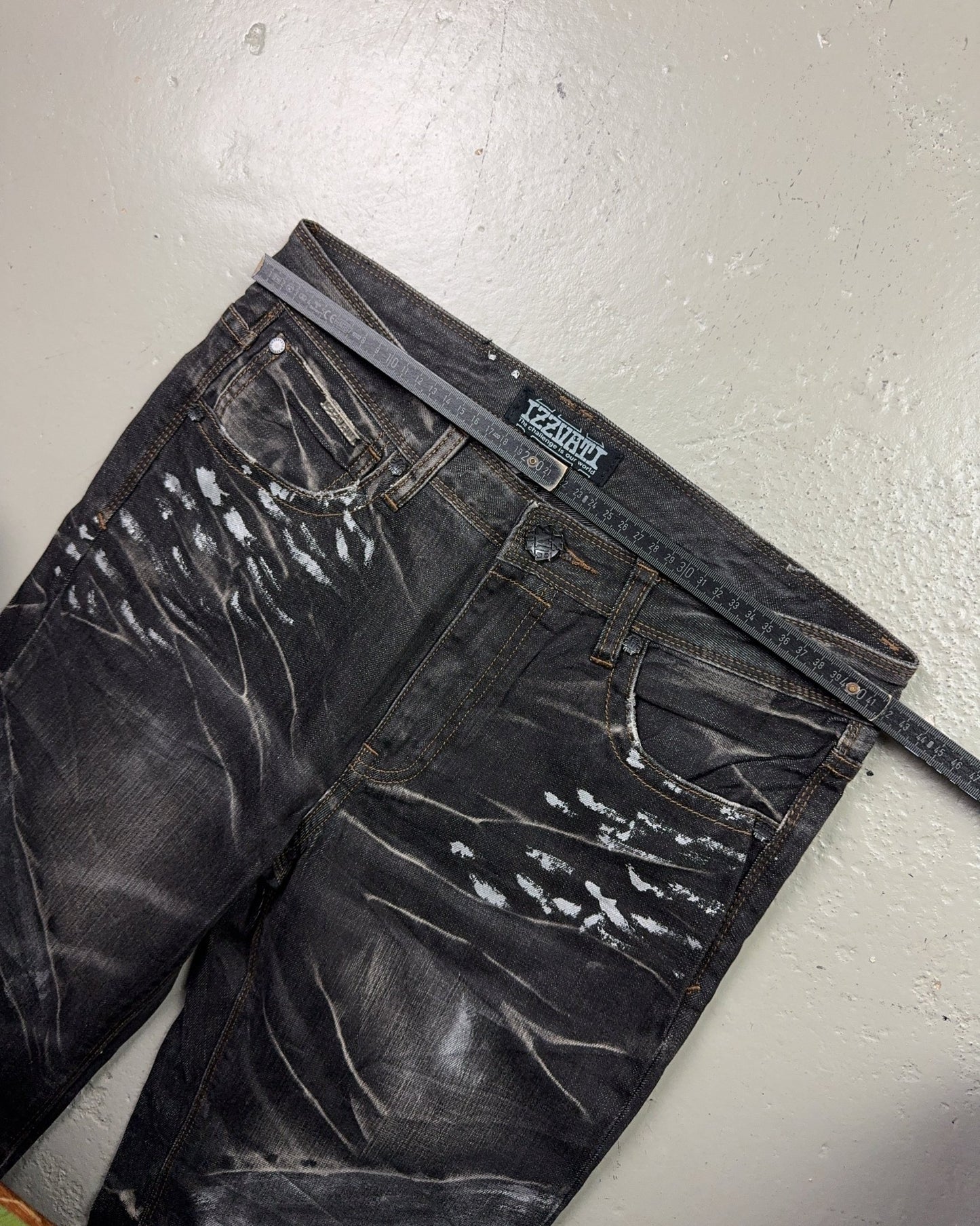 2000's Izzvati Japanese Straight/Baggy Jeans *rare 32x32 (M)