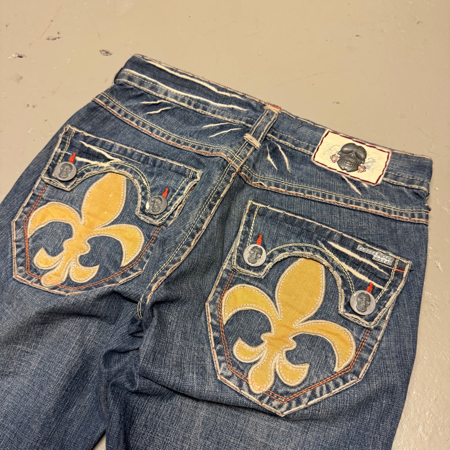 2000‘s Laguna Beach Bootcut Jeans made in U.S.A. *very rare 30x33