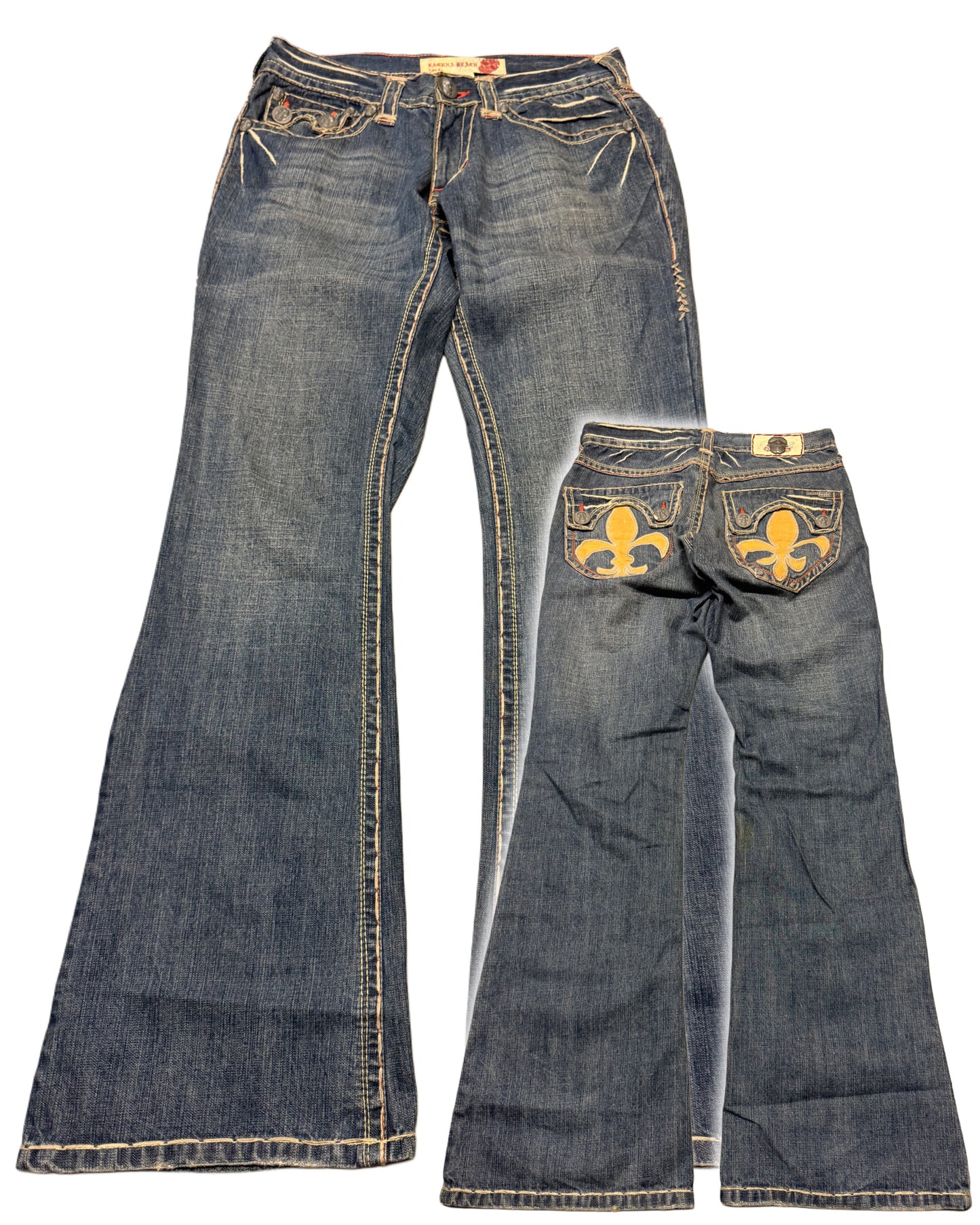 2000‘s Laguna Beach Bootcut Jeans made in U.S.A. *very rare 30x33
