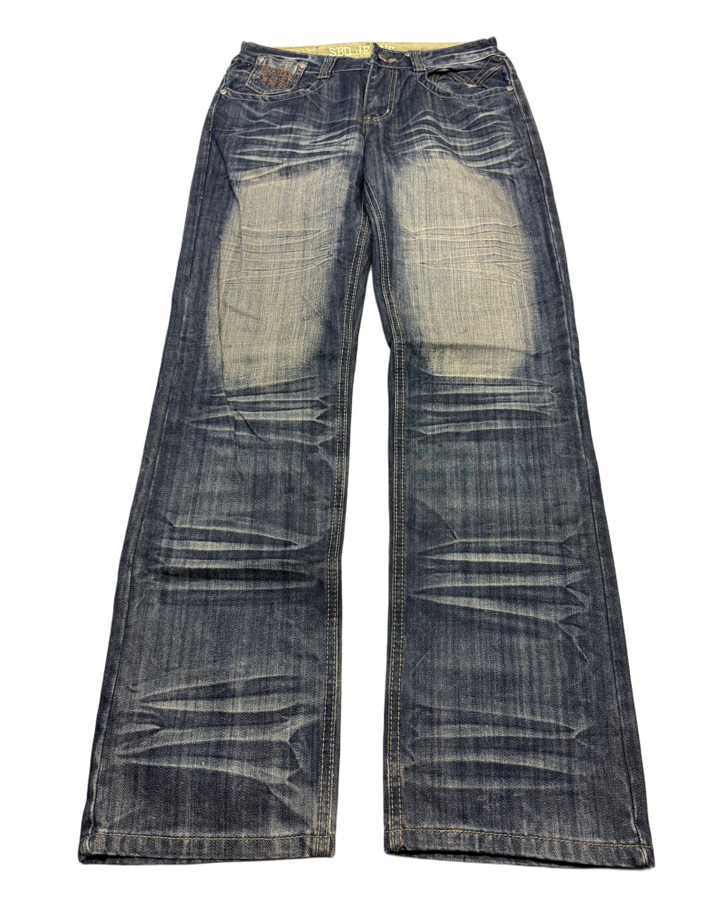 2000‘s SBQ Japanese Archive Baggy/Straight Jeans *very rare 30x31